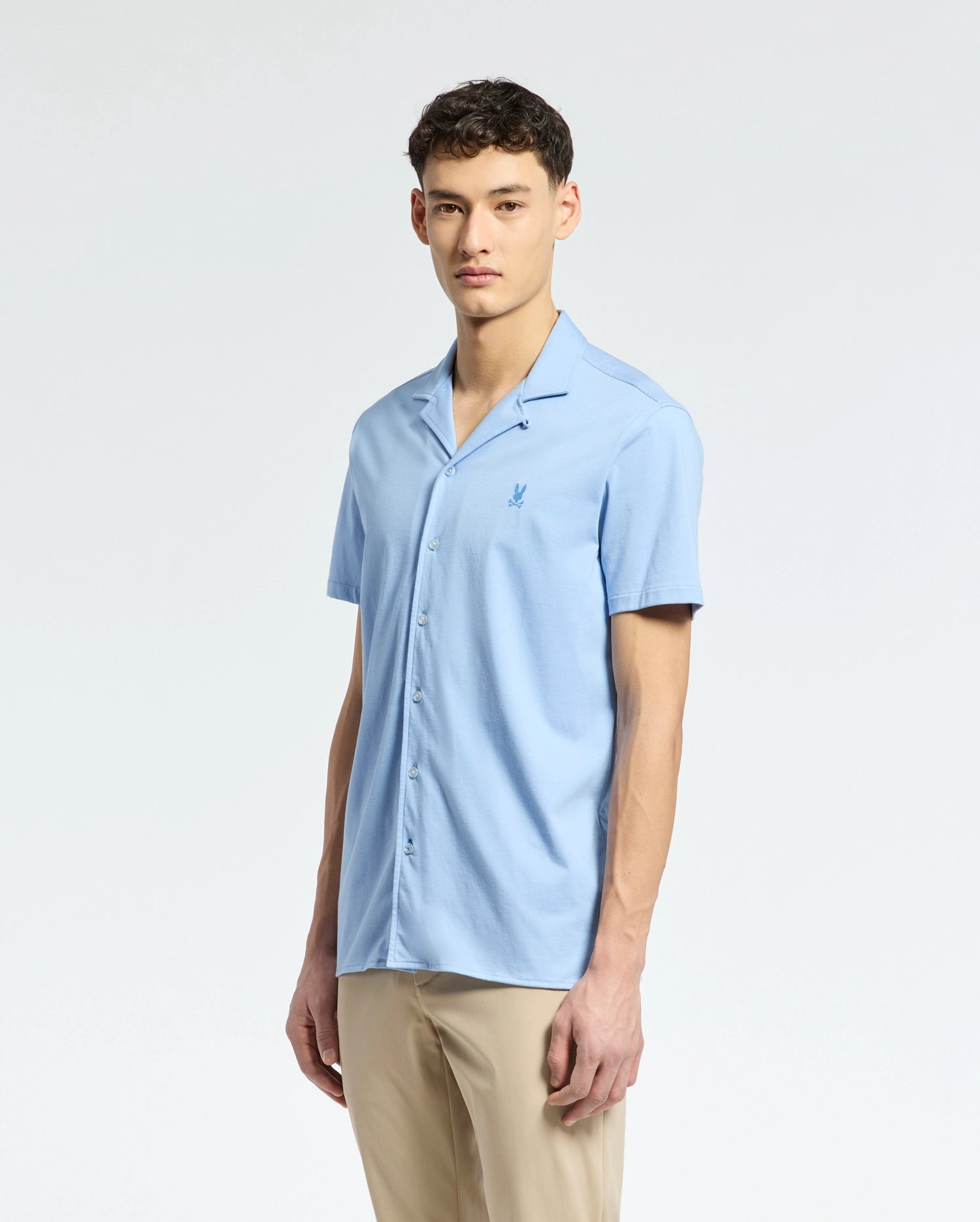 MENS BRYAN CAMP COLLAR SHORT SLEEVE SHIRT - B6Q581F200