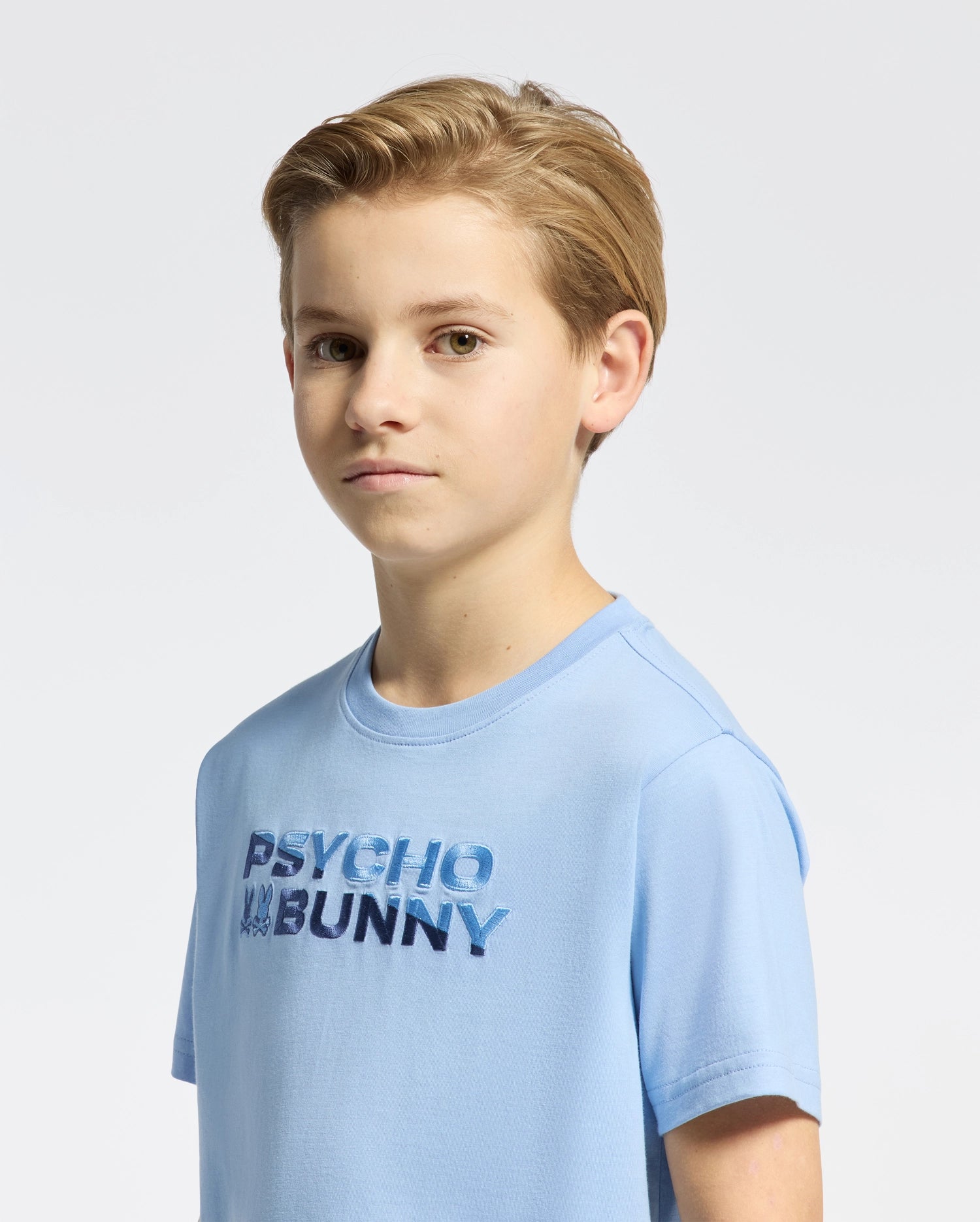 KIDS BERNI EMBROIDERED WORDMARK GRAPHIC TEE - B0U417F200
