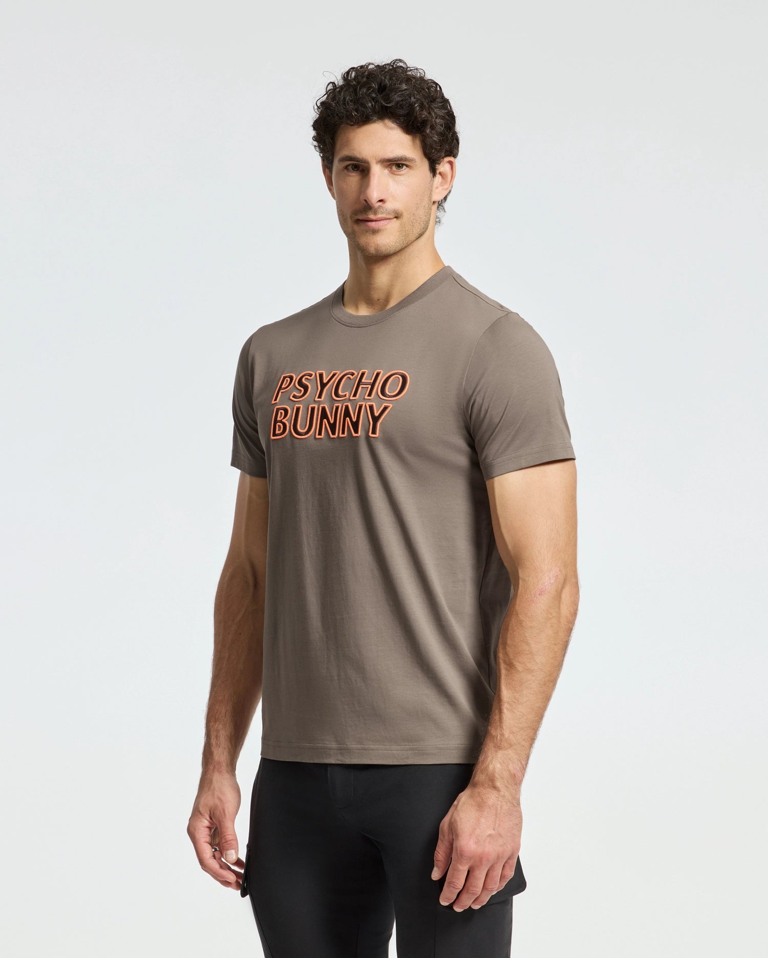 MENS PIERCE EMBROIDERED GRAPHIC TEE - B6U116E200