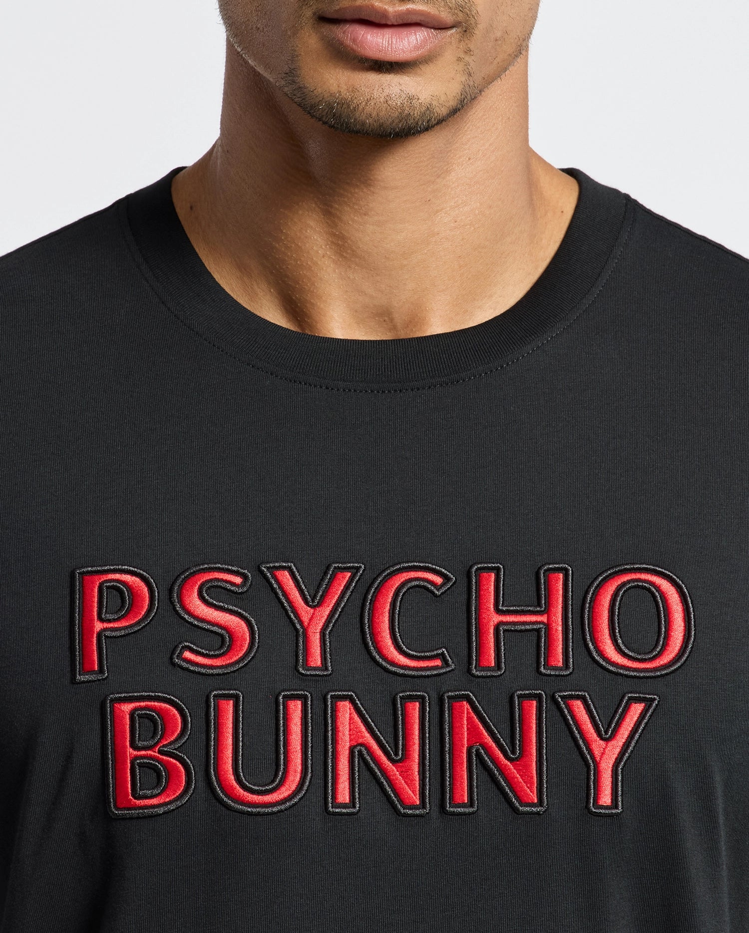 MENS PIERCE EMBROIDERED GRAPHIC TEE - B6U116E200