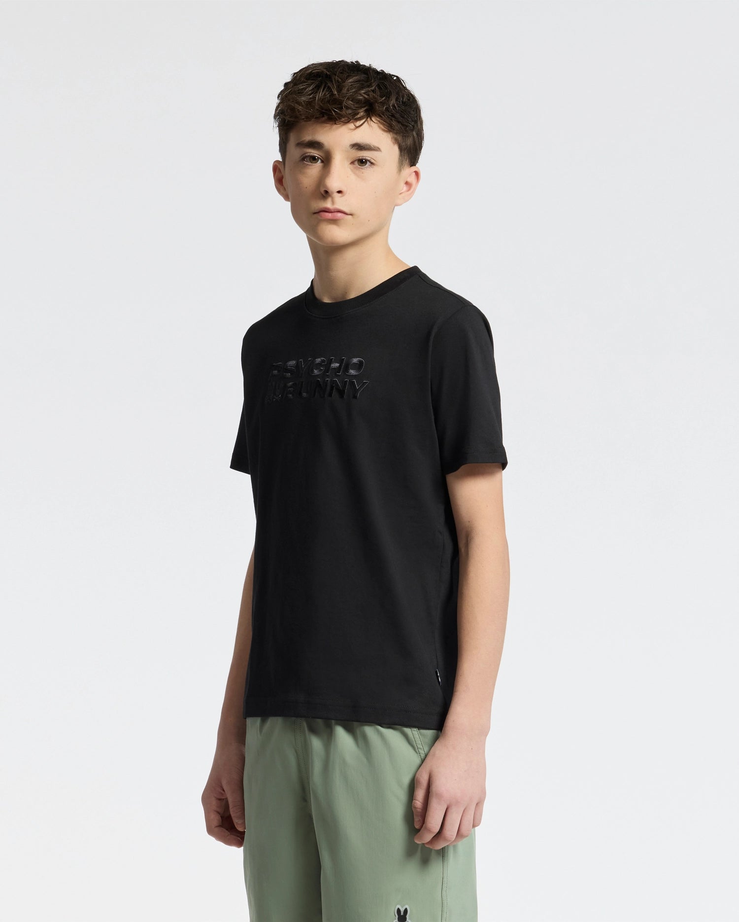 KIDS BERNI EMBROIDERED WORDMARK GRAPHIC TEE - B0U417F200