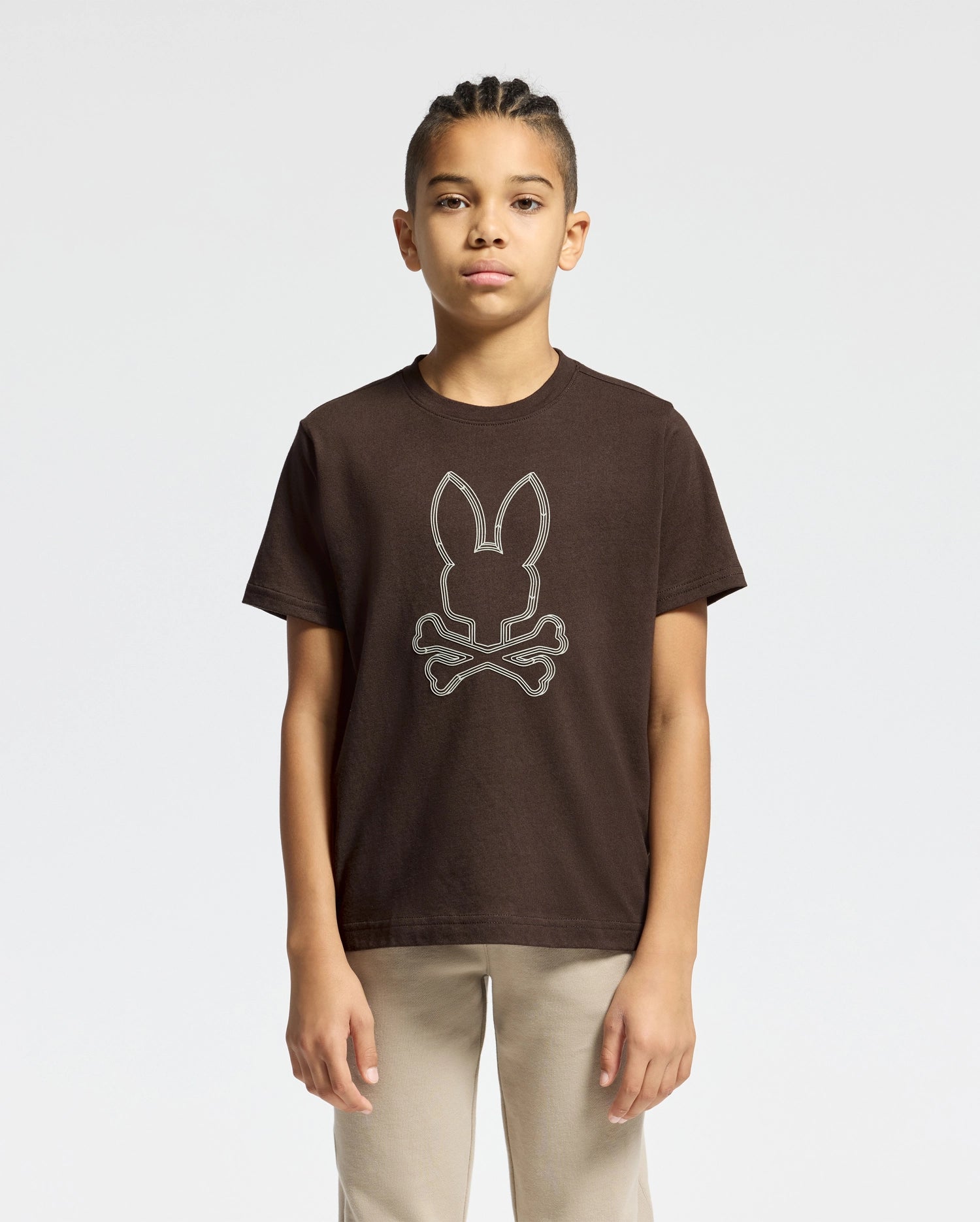 KIDS MONARC FRONT BUNNY GRAPHIC TEE - B0U211E200