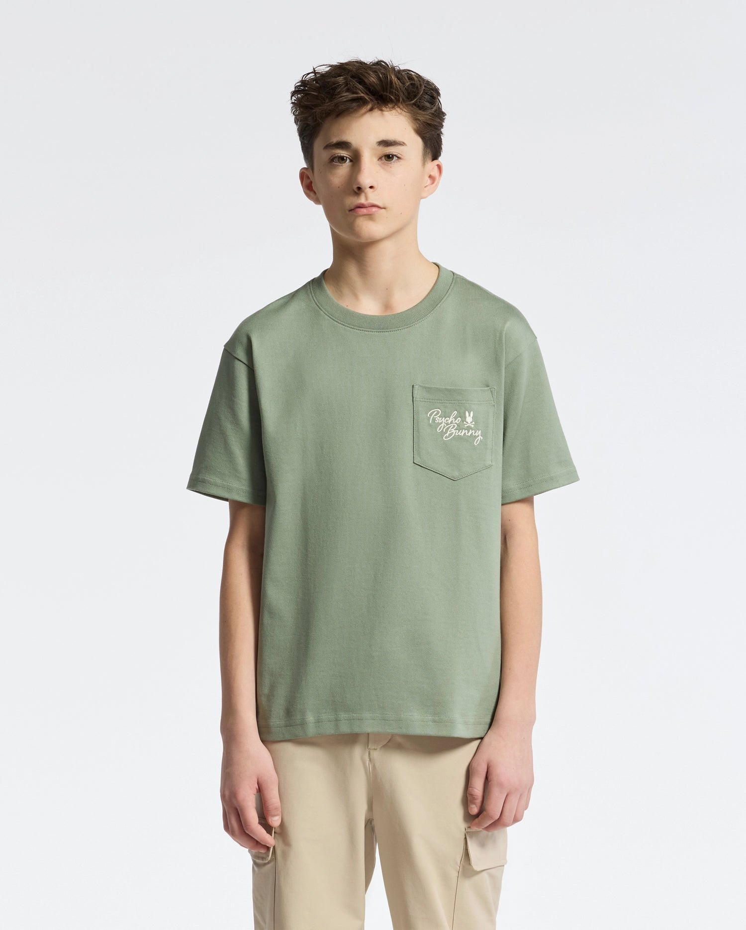 KIDS DESERT OVERSIZED POCKET TEE - B0U512F200