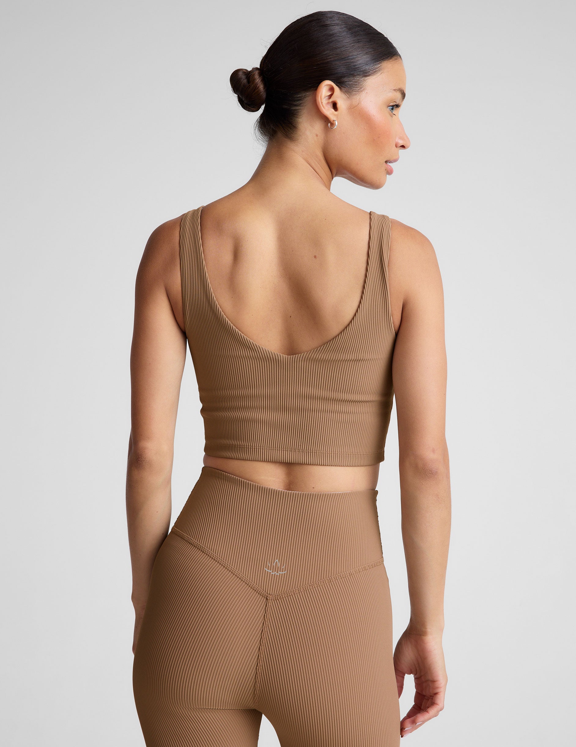 Impulse Ribbed Cropped Tank