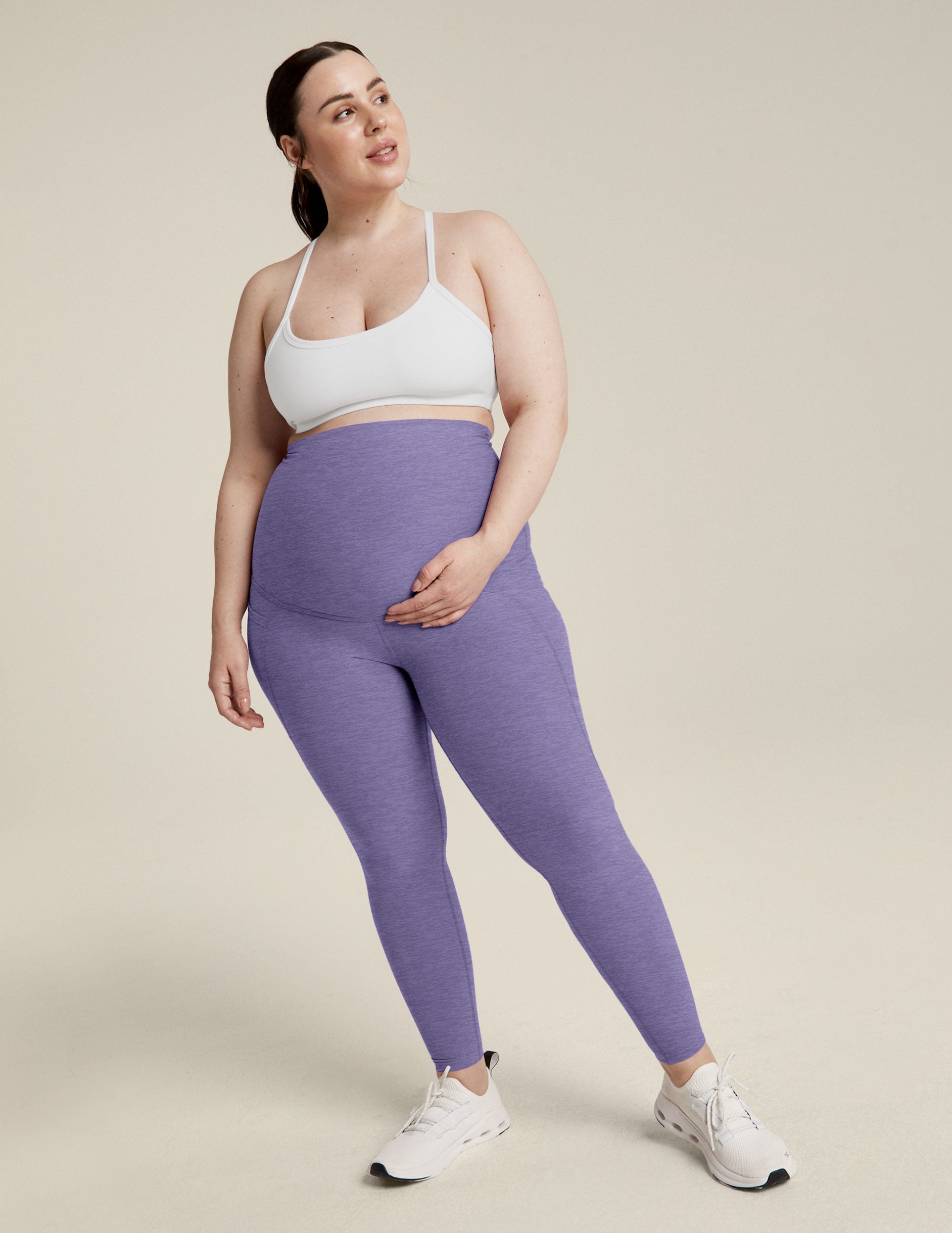 Spacedye Love the Bump Maternity Pocket Midi Legging