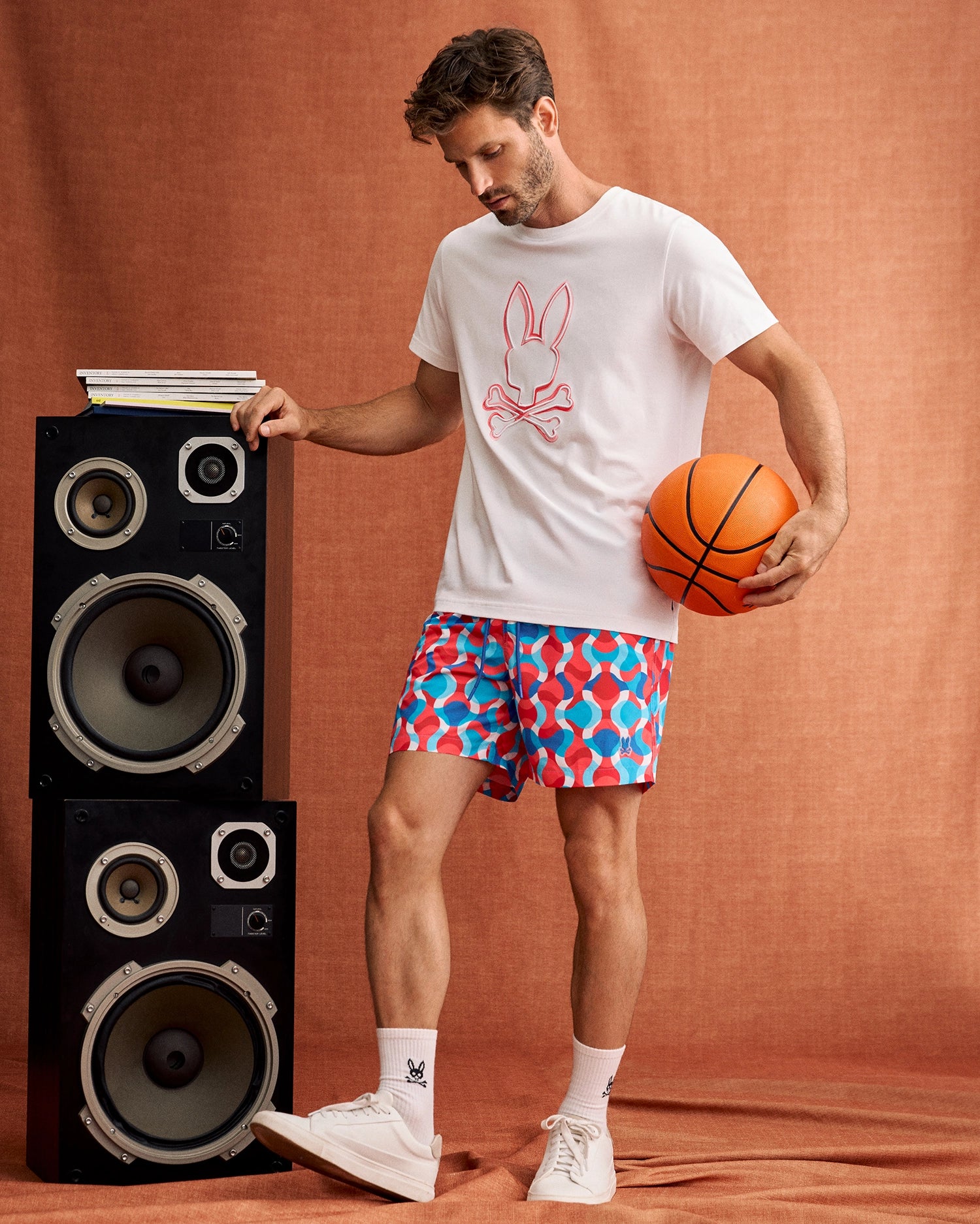 MENS WALTER LIGHTWEIGHT PRINT SWIM TRUNK - B6W863D200