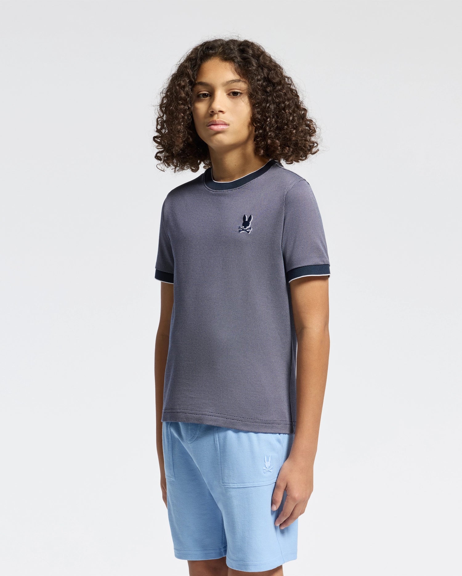 KIDS MACKAY JACQUARD FASHION TEE - B0U576F200