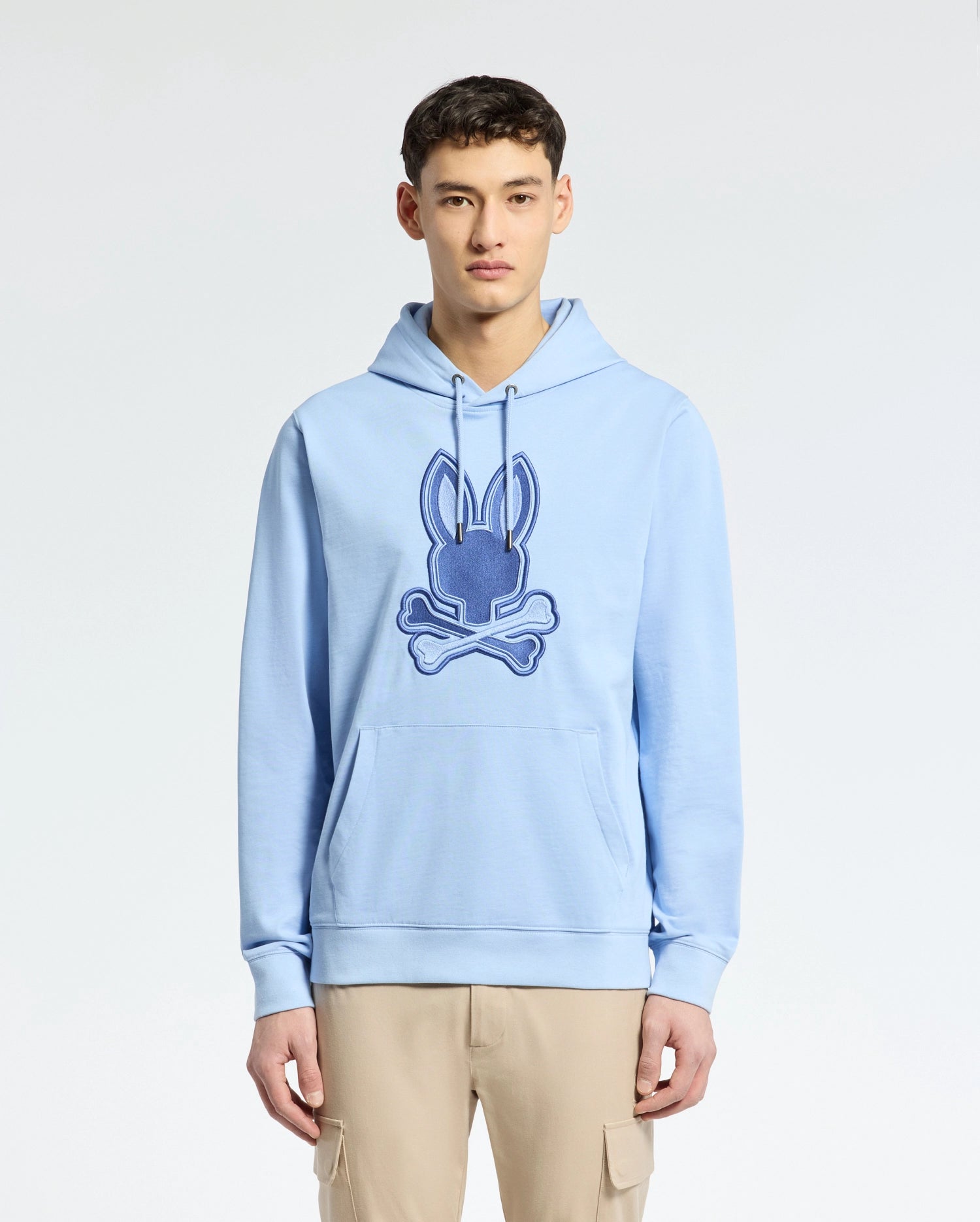 MENS NEW CASTLE EMBROIDERED FRENCH TERRY HOODIE - B6H517F200