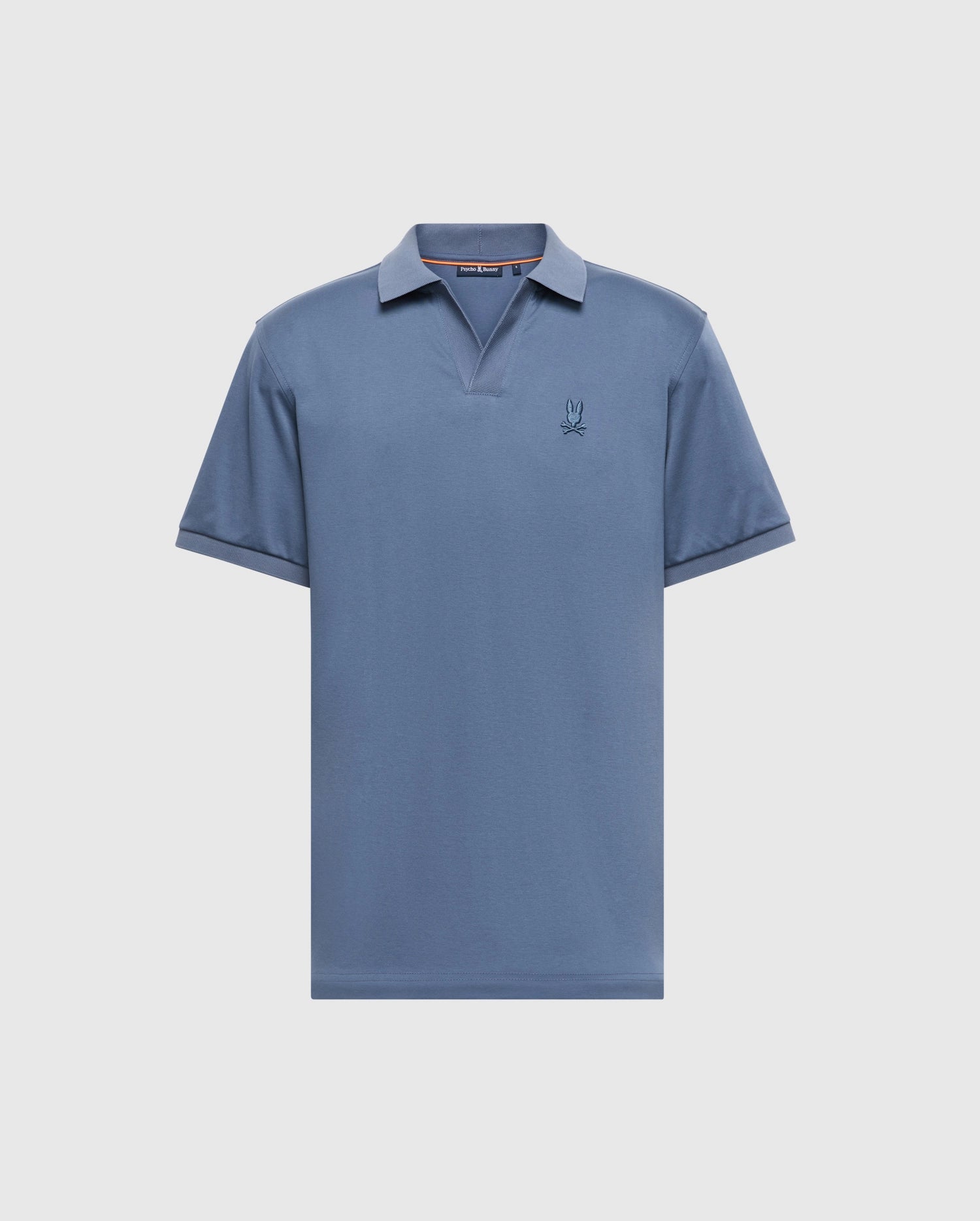 MENS BROADWAY PIMA INTERLOCK JOHNNY COLLAR POLO - B6K891D200