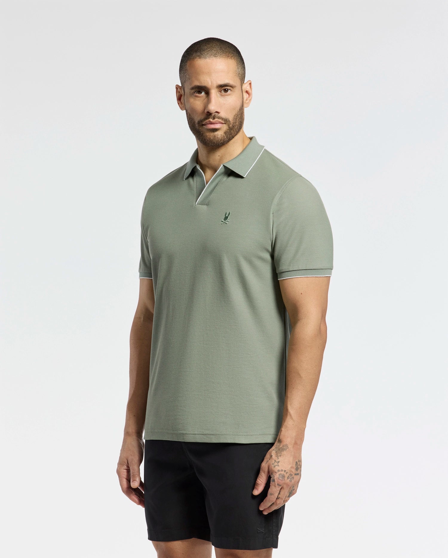 MENS EAST HILLS JOHNNY COLLAR POLO - B6K331B200