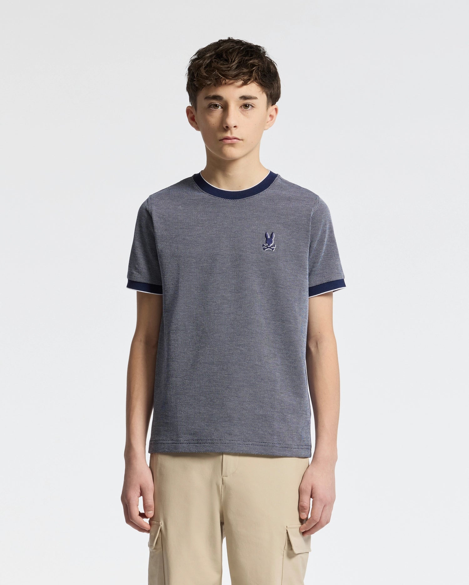 KIDS MACKAY JACQUARD FASHION TEE - B0U576F200
