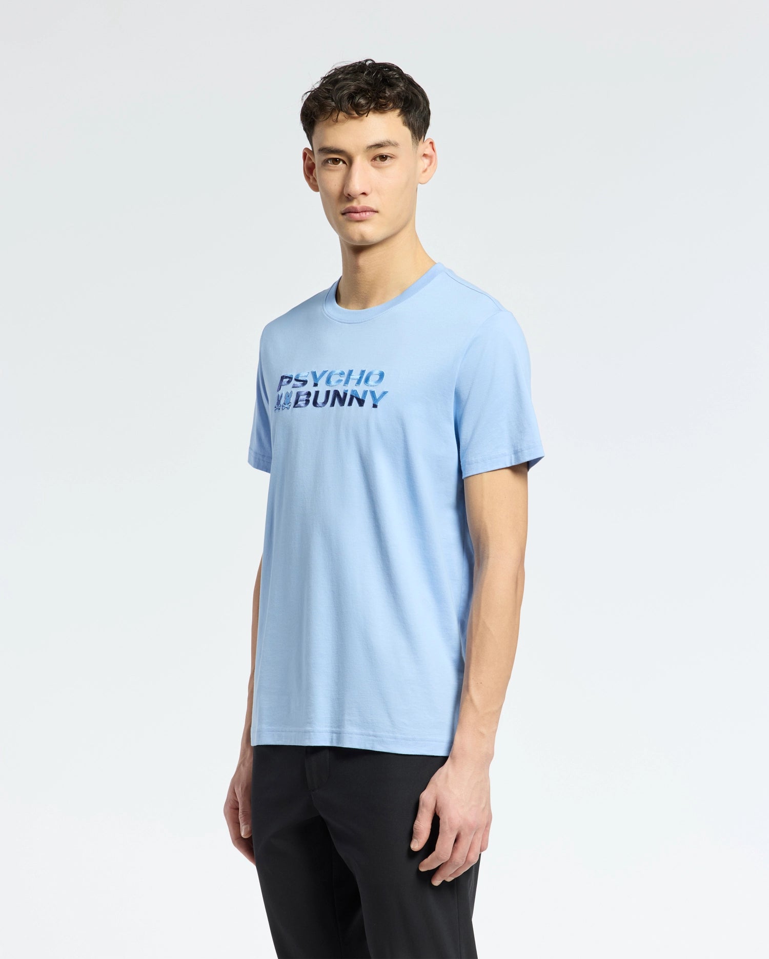 MENS BERNI EMBROIDERED WORDMARK GRAPHIC TEE - B6U417F200