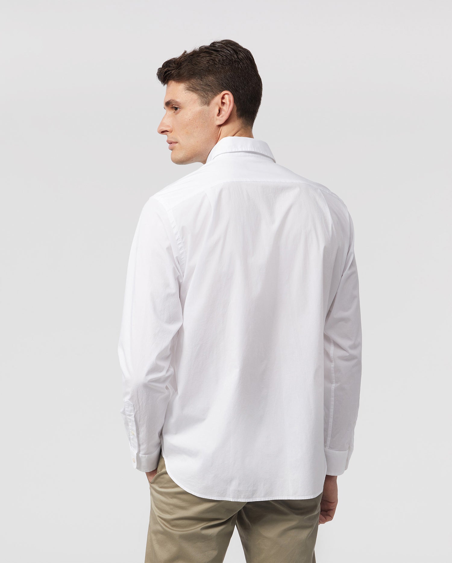 MENS CLASSIC POPLIN LONG SLEEVE SHIRT - B6C911S1PC