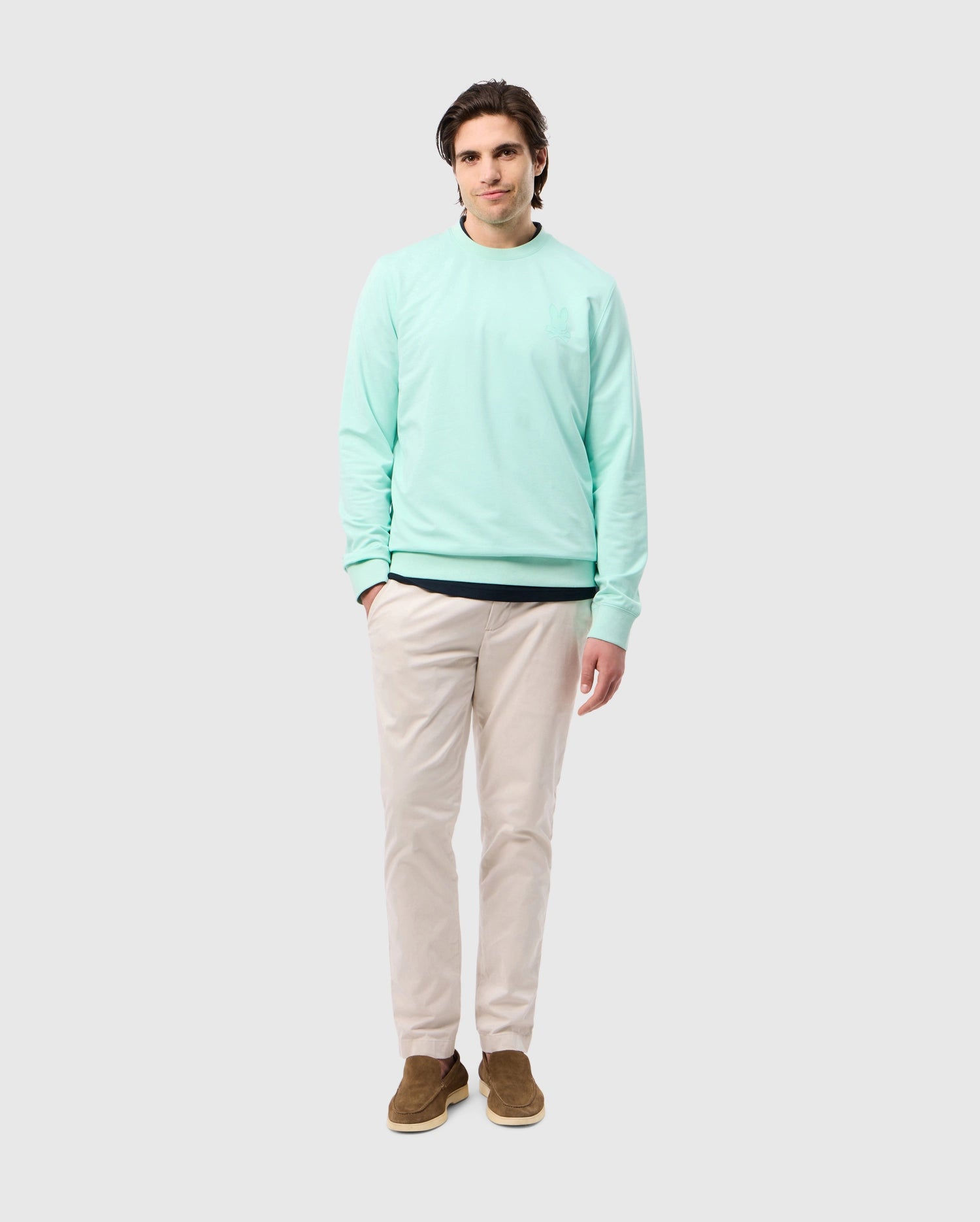 MENS HOUSTON FRENCH TERRY CREWNECK - B6S462C200