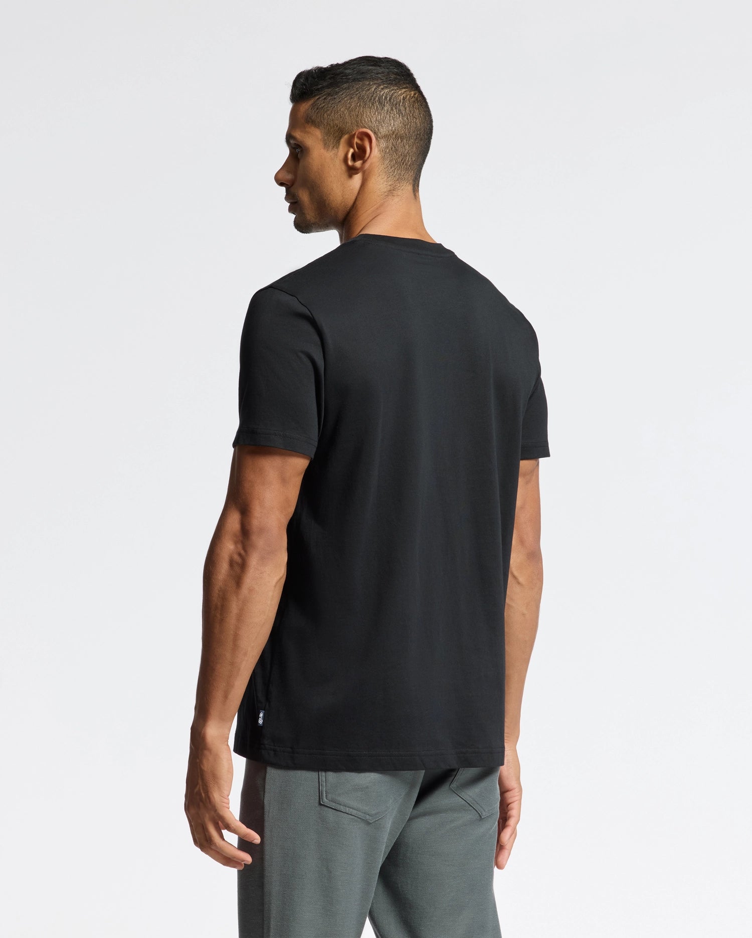 MENS PIERCE EMBROIDERED GRAPHIC TEE - B6U115E200