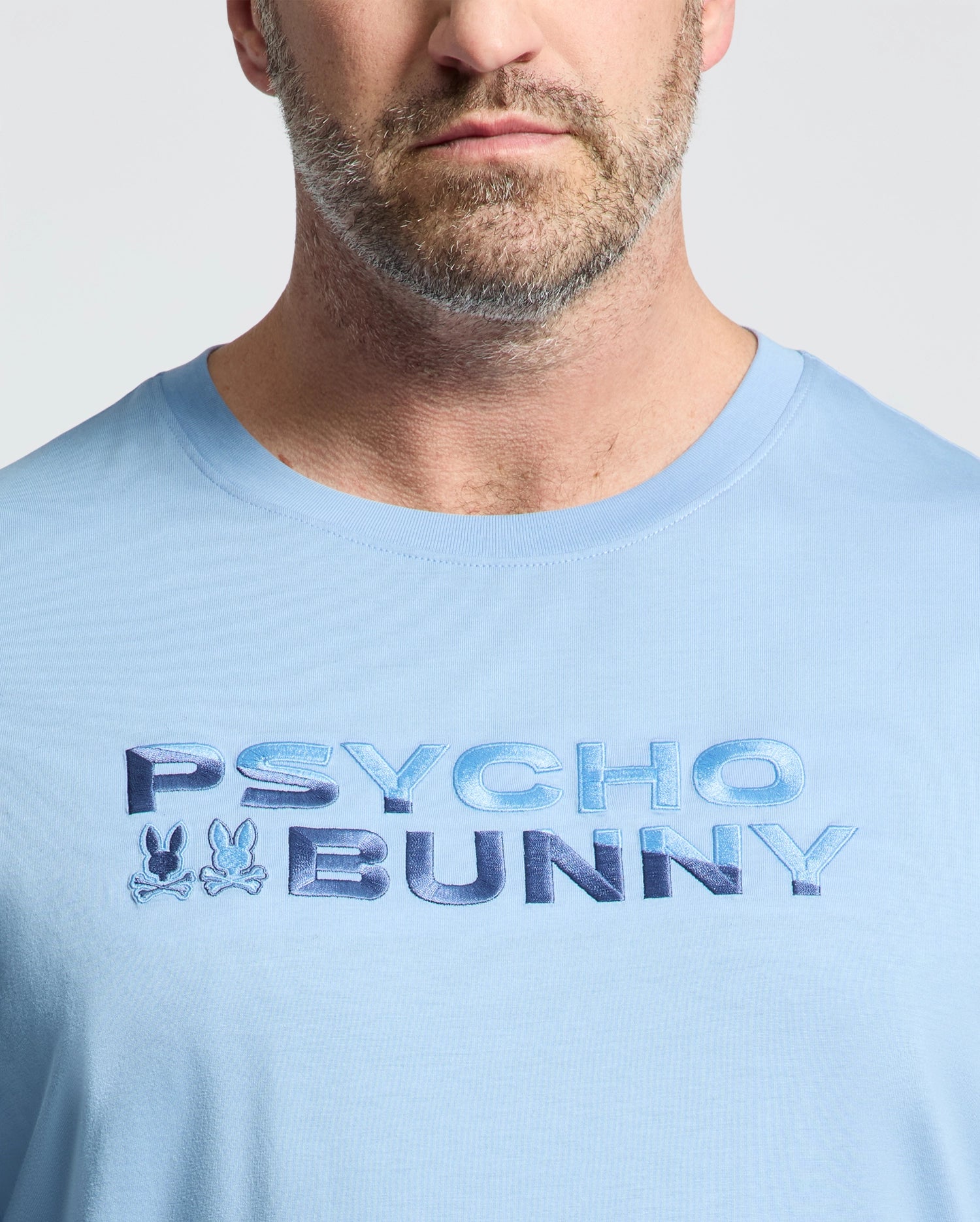 MENS BIG AND TALL BERNI EMBROIDERED WORDMARK GRAPHIC TEE - B9U417F200