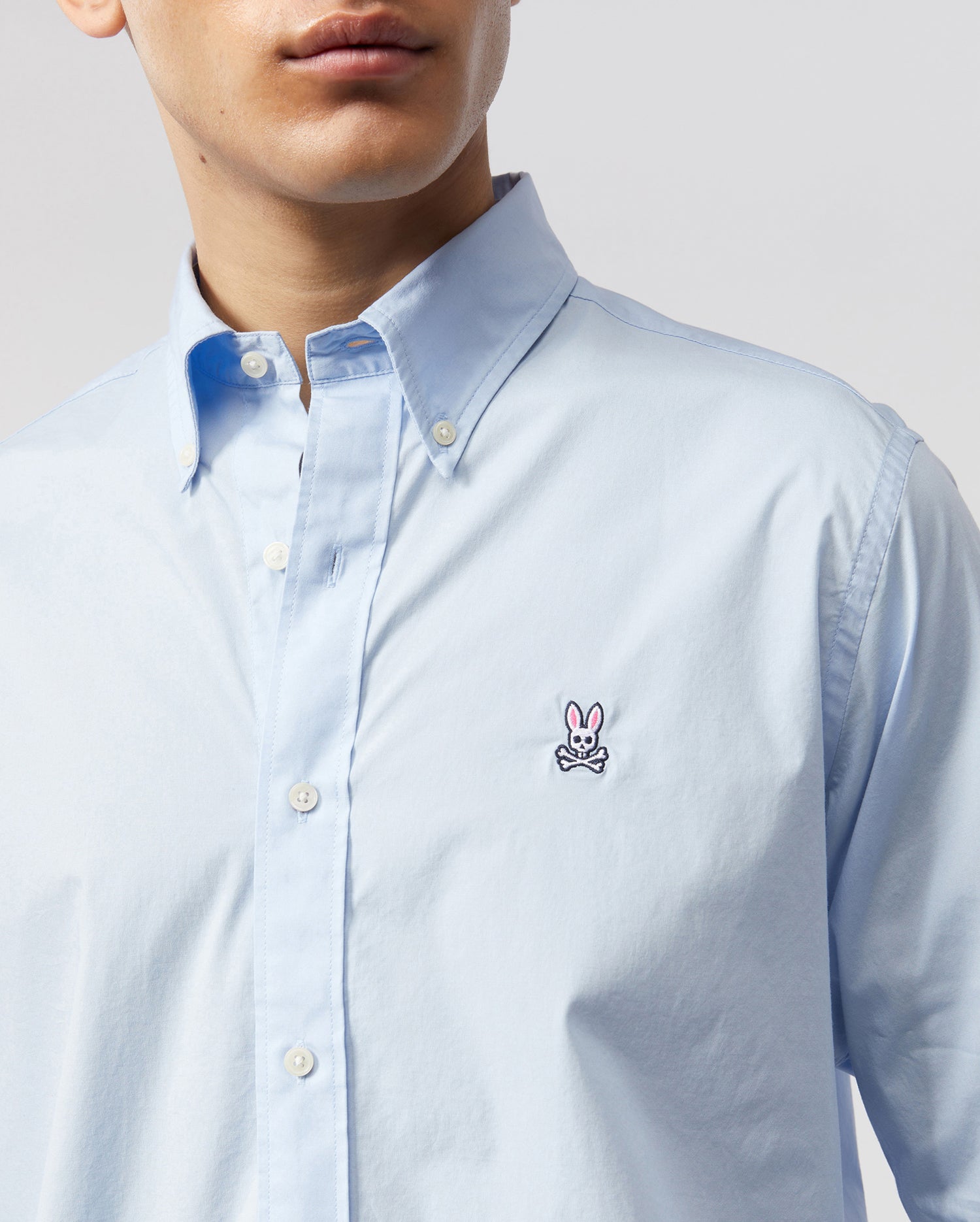 MENS CLASSIC POPLIN LONG SLEEVE SHIRT - B6C911S1PC