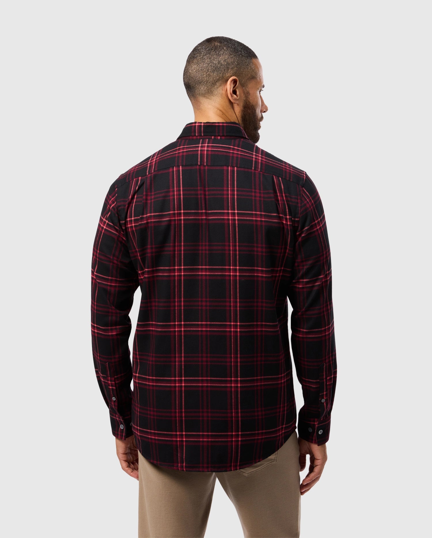 MENS HAYES PLAID SHIRT - B6C842D200