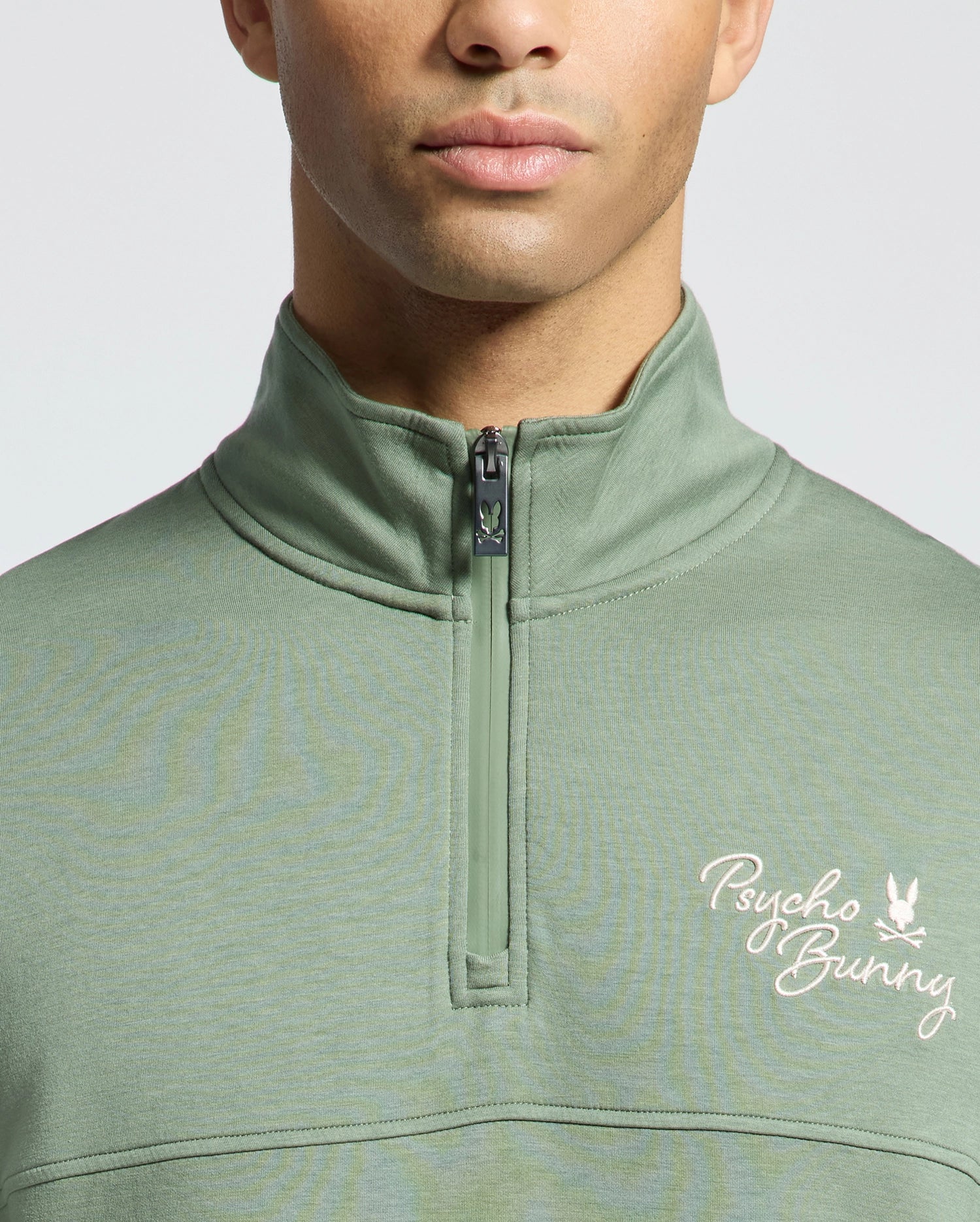 MENS DESERT 1/4 MOCK ZIP - B6S488F200