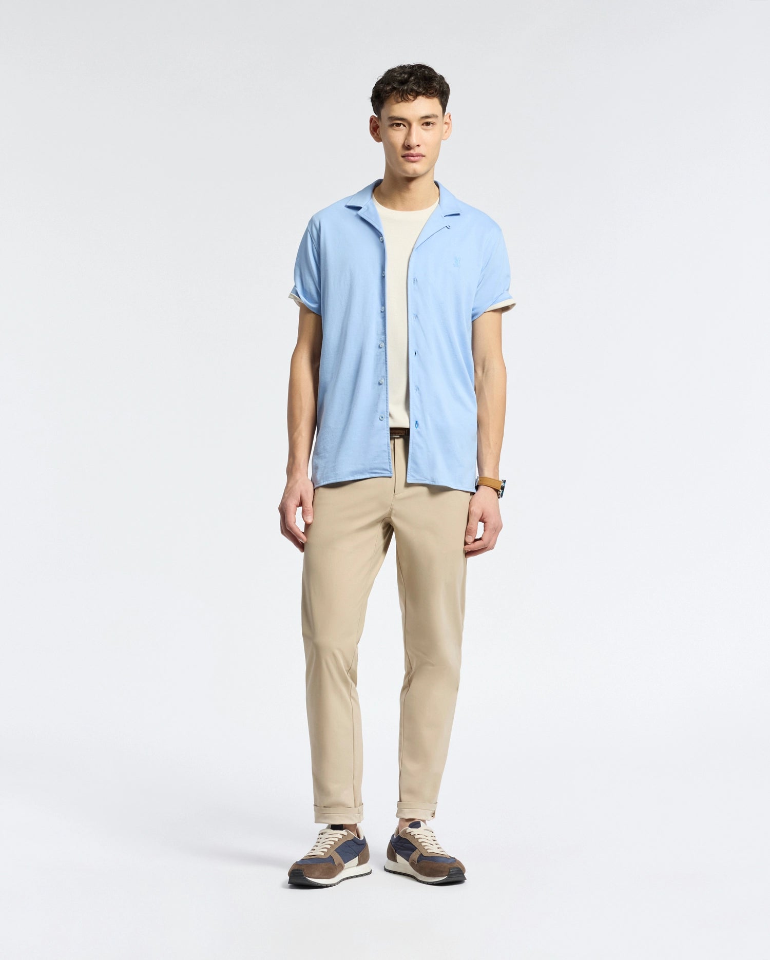 MENS BRYAN CAMP COLLAR SHORT SLEEVE SHIRT - B6Q581F200