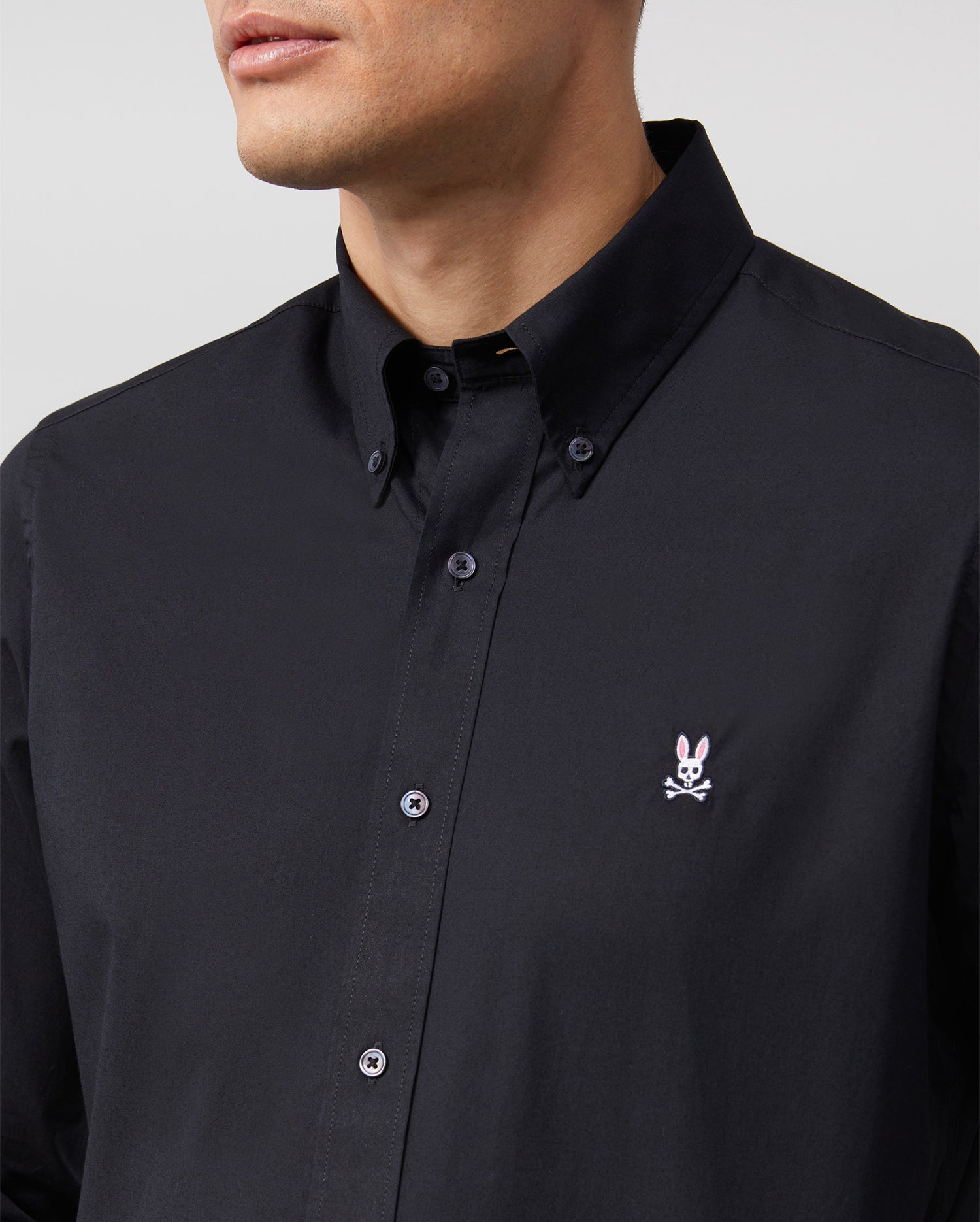 MENS CLASSIC POPLIN LONG SLEEVE SHIRT - B6C911S1PC