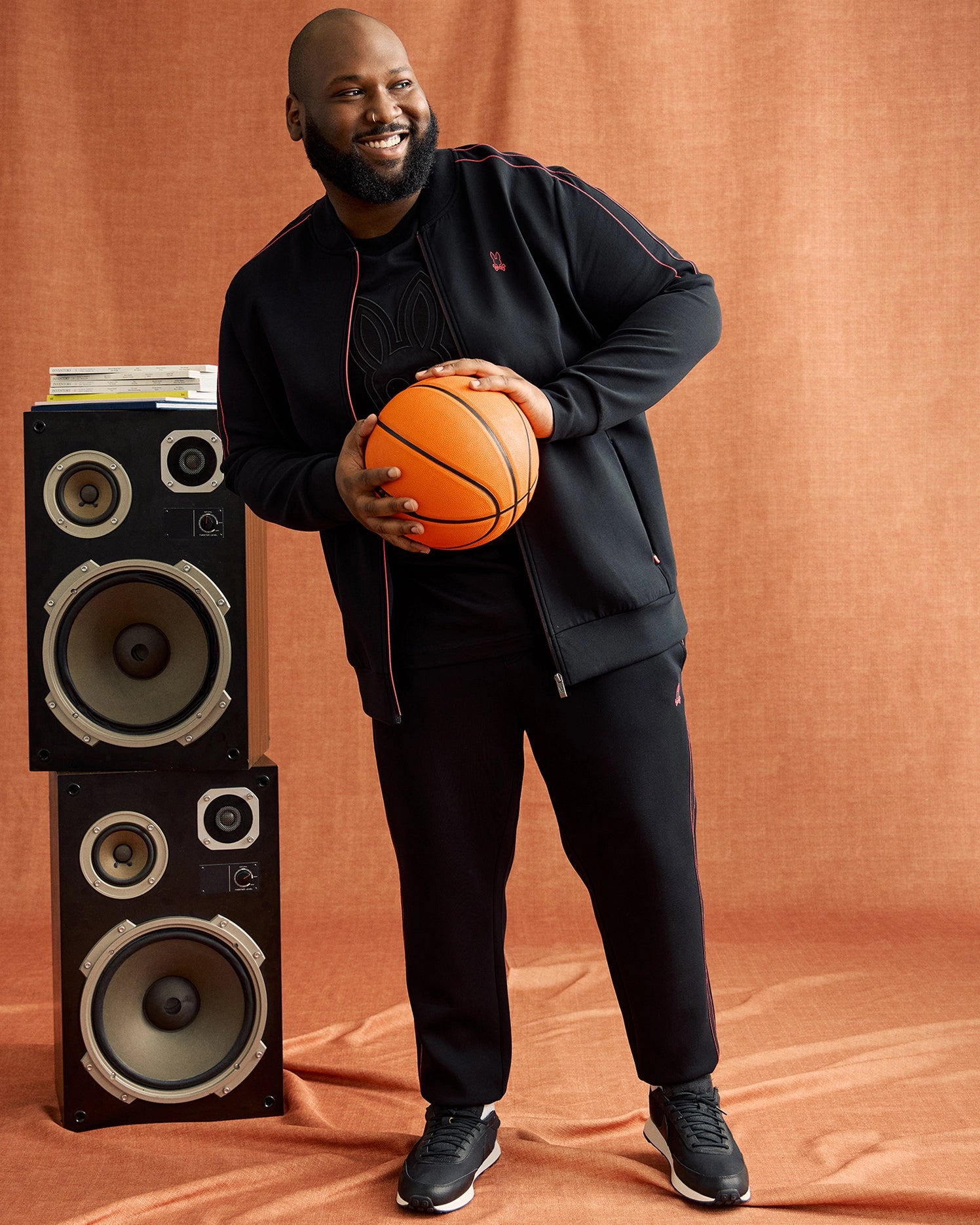 BIG AND TALL TRAVIS TRACK JACKET - B9J142D200