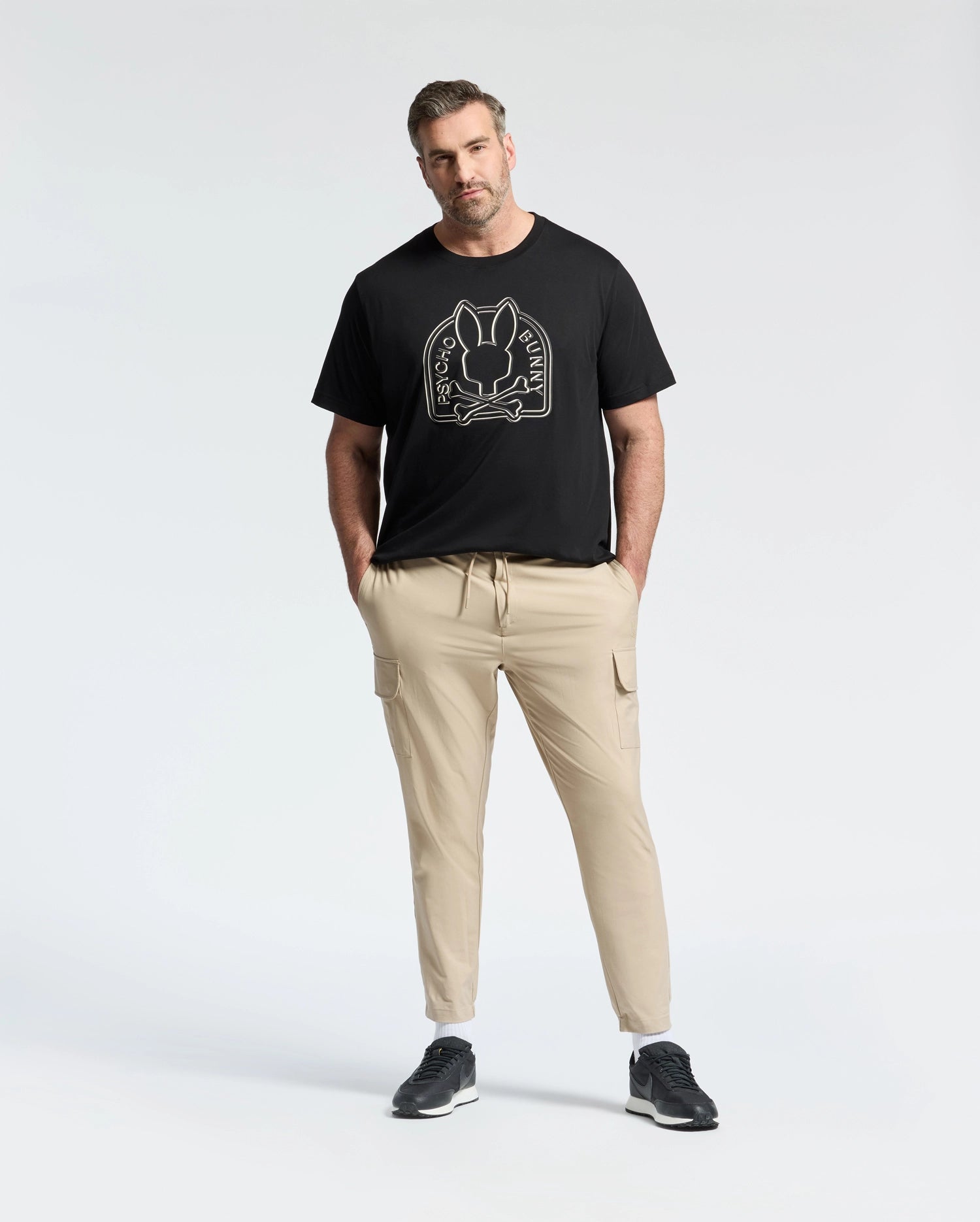 MENS BIG AND TALL MELBOURNE GRAPHIC TEE - B9U410F200