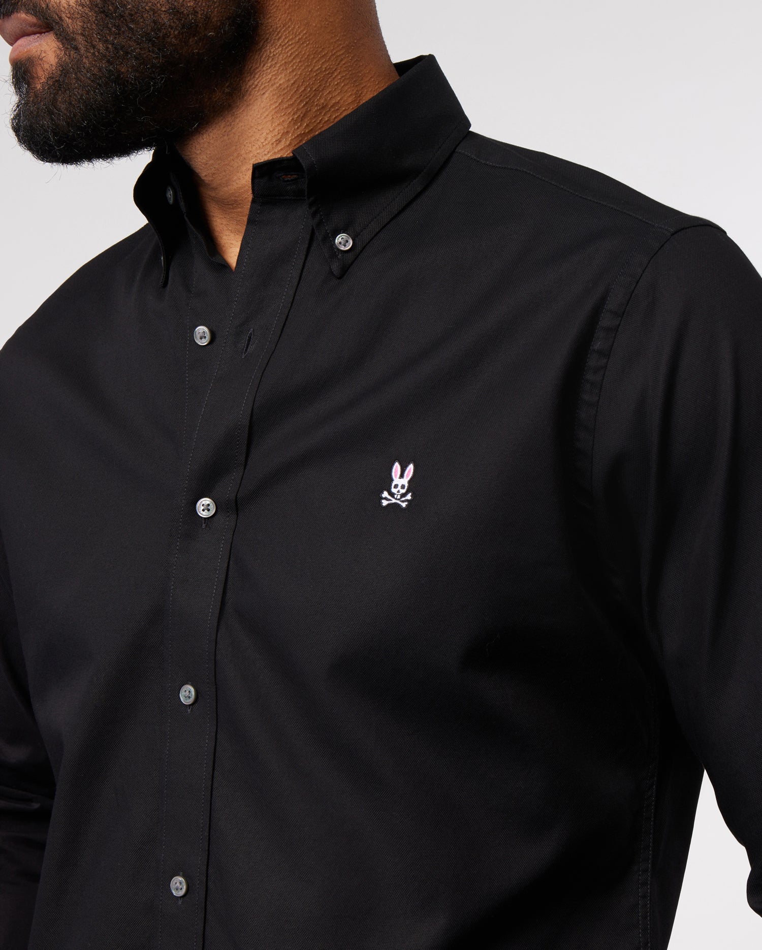 MENS CLASSIC OXFORD LONG SLEEVE SHIRT - B6C655X1PC