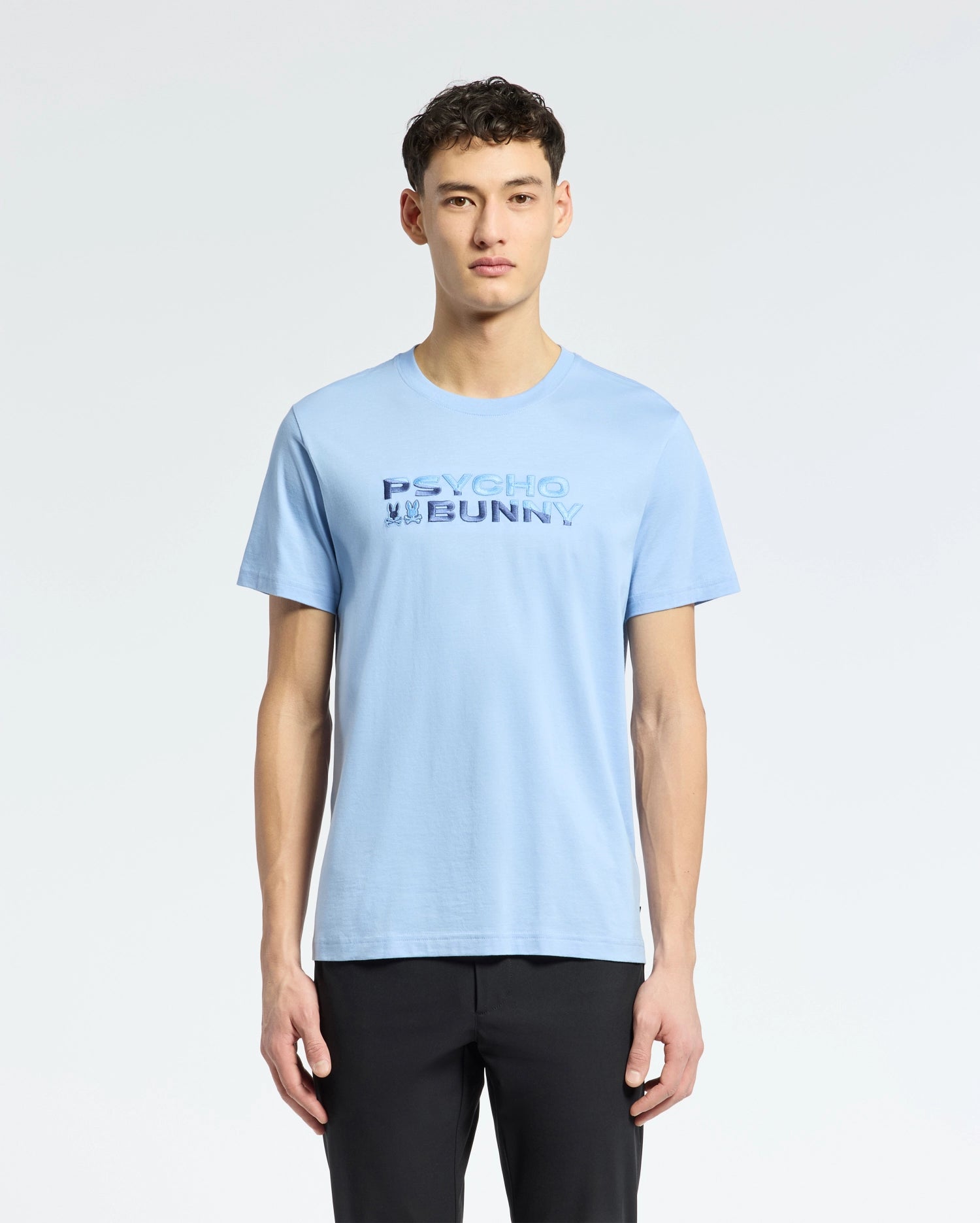 MENS BERNI EMBROIDERED WORDMARK GRAPHIC TEE - B6U417F200