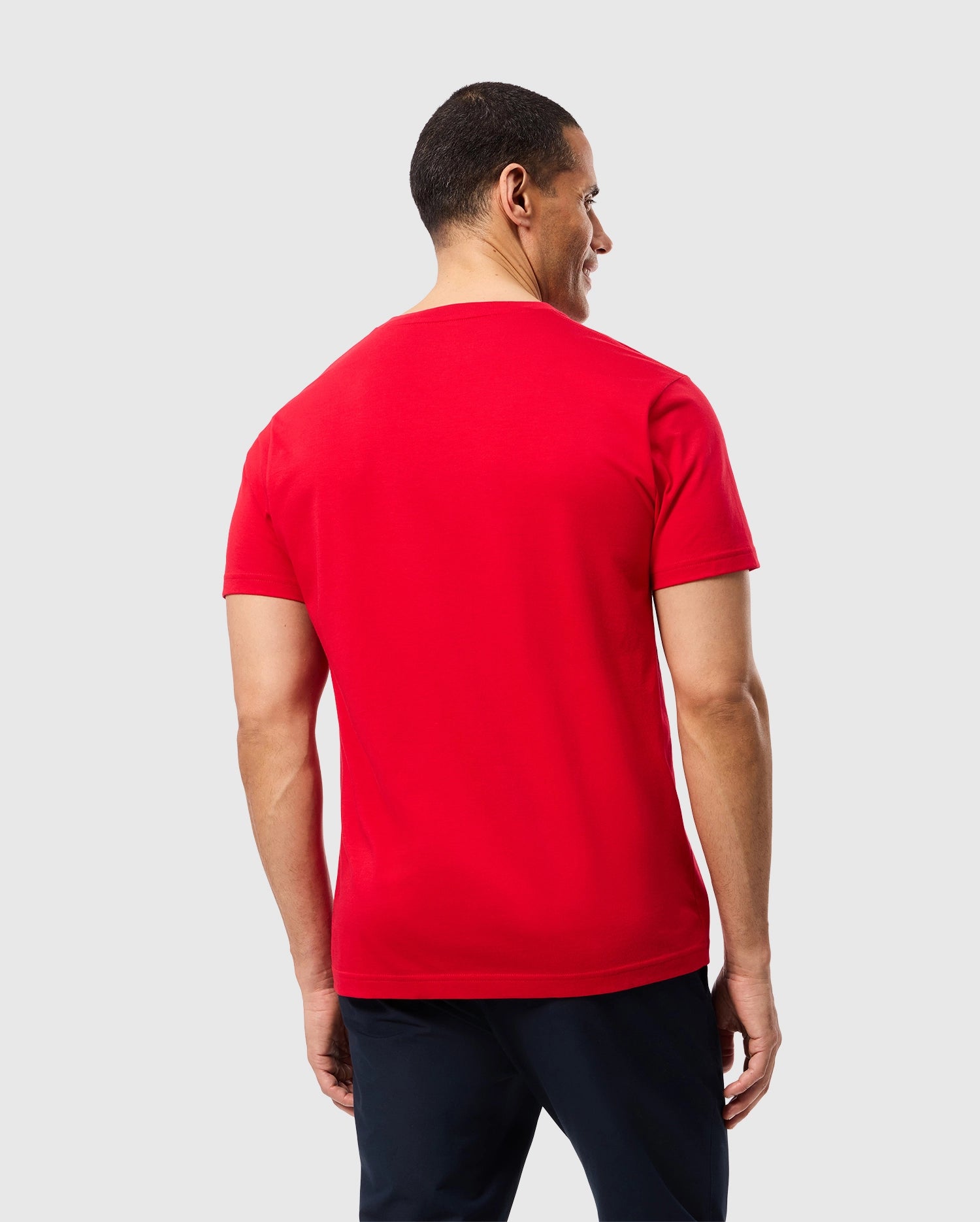 MENS CLASSIC V NECK TEE - B6U100CRPC