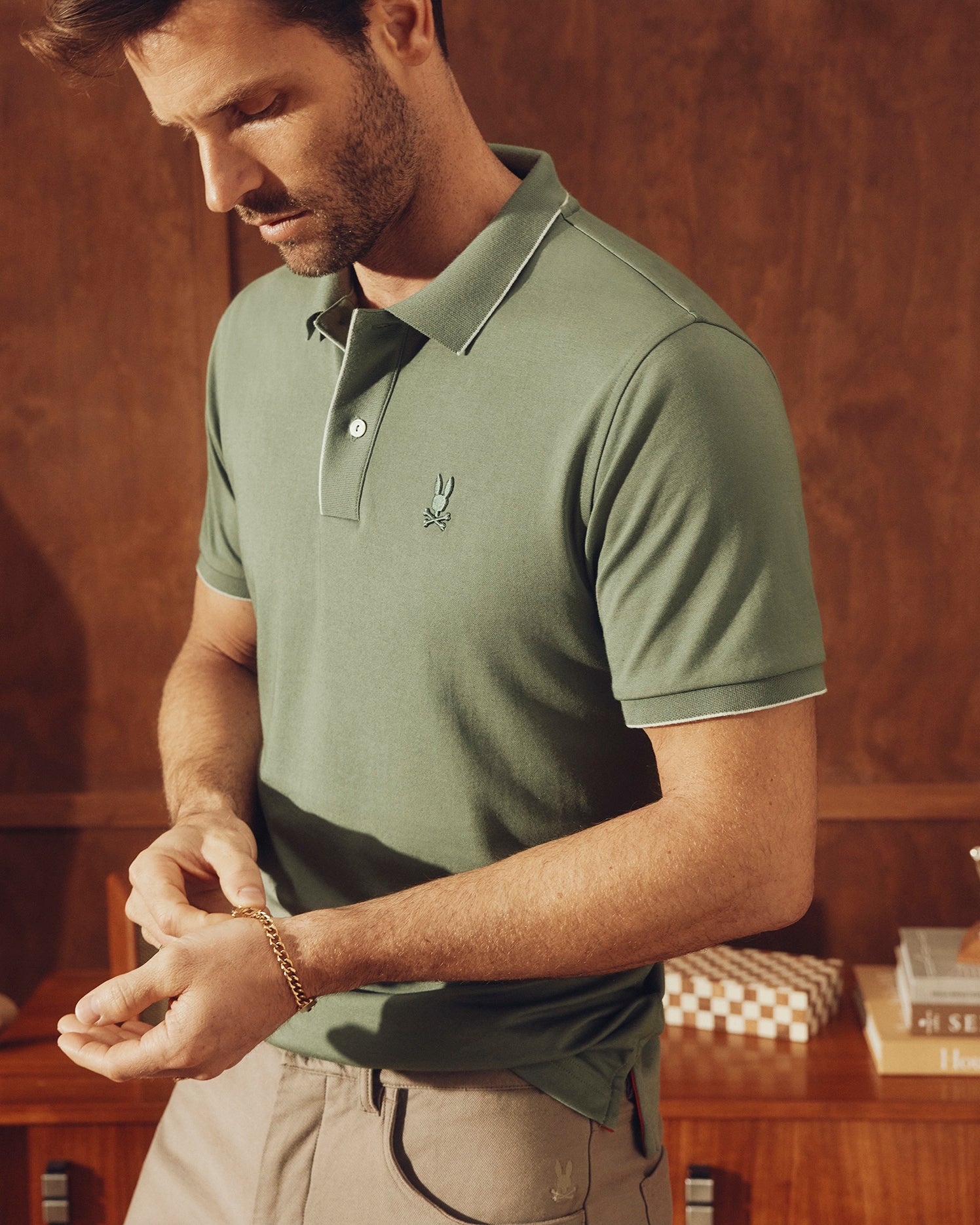 MENS BRYCE PERFORMANCE PIQUE POLO - B6K486F200