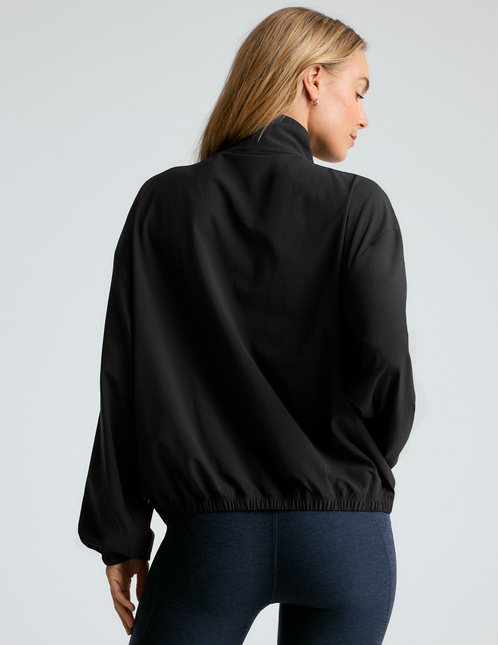 Stretch Woven In Stride Half Zip Pullover