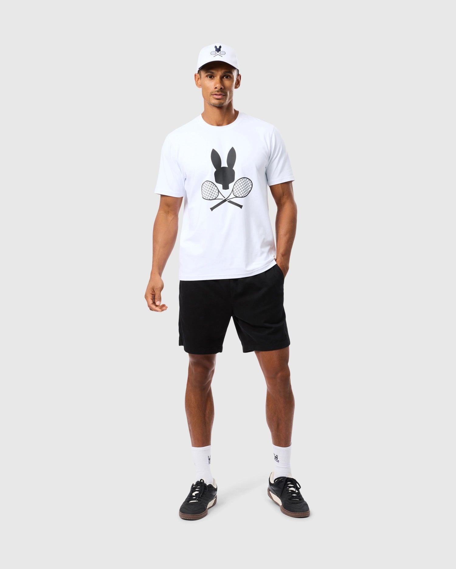 MENS COURTSIDE GRAPHIC TEE - B6U681C200