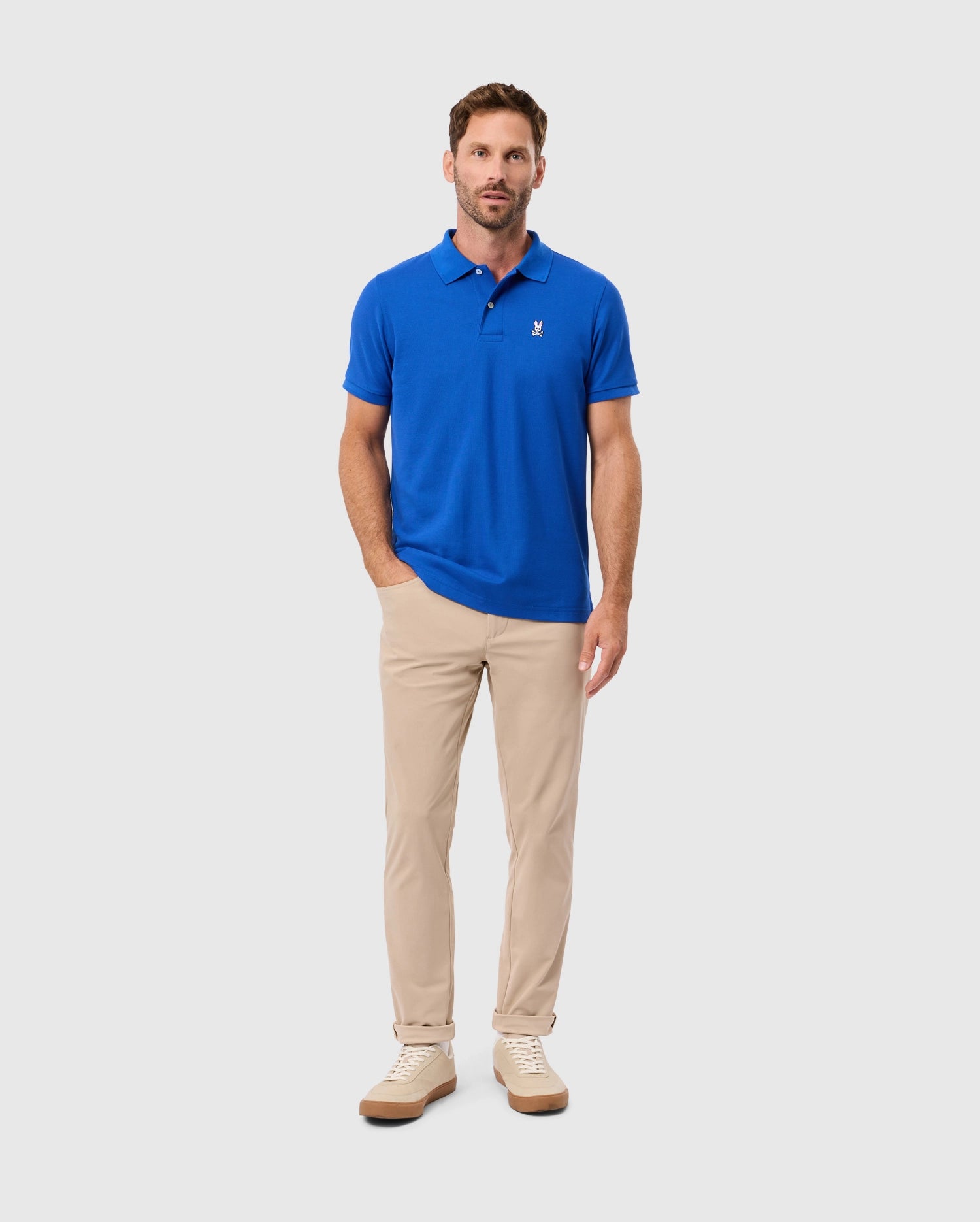MENS CLASSIC PIQUE POLO SHIRT - B6K001CRPC
