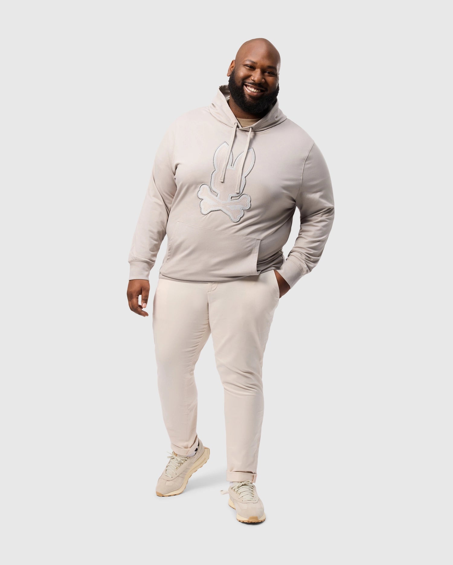 BIG AND TALL WALTER LIGHTWEIGHT HOODIE - B9H476D200