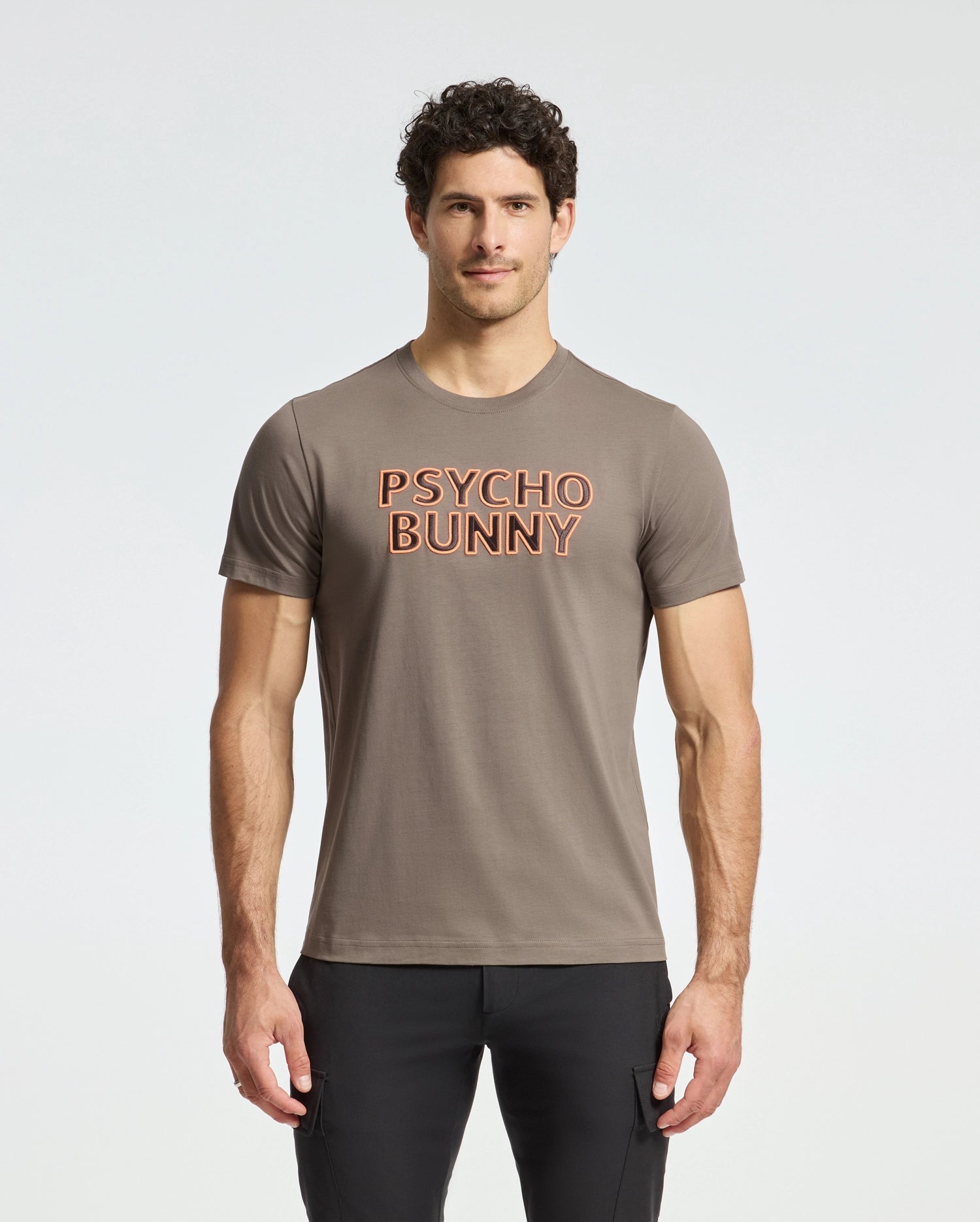 MENS PIERCE EMBROIDERED GRAPHIC TEE - B6U116E200