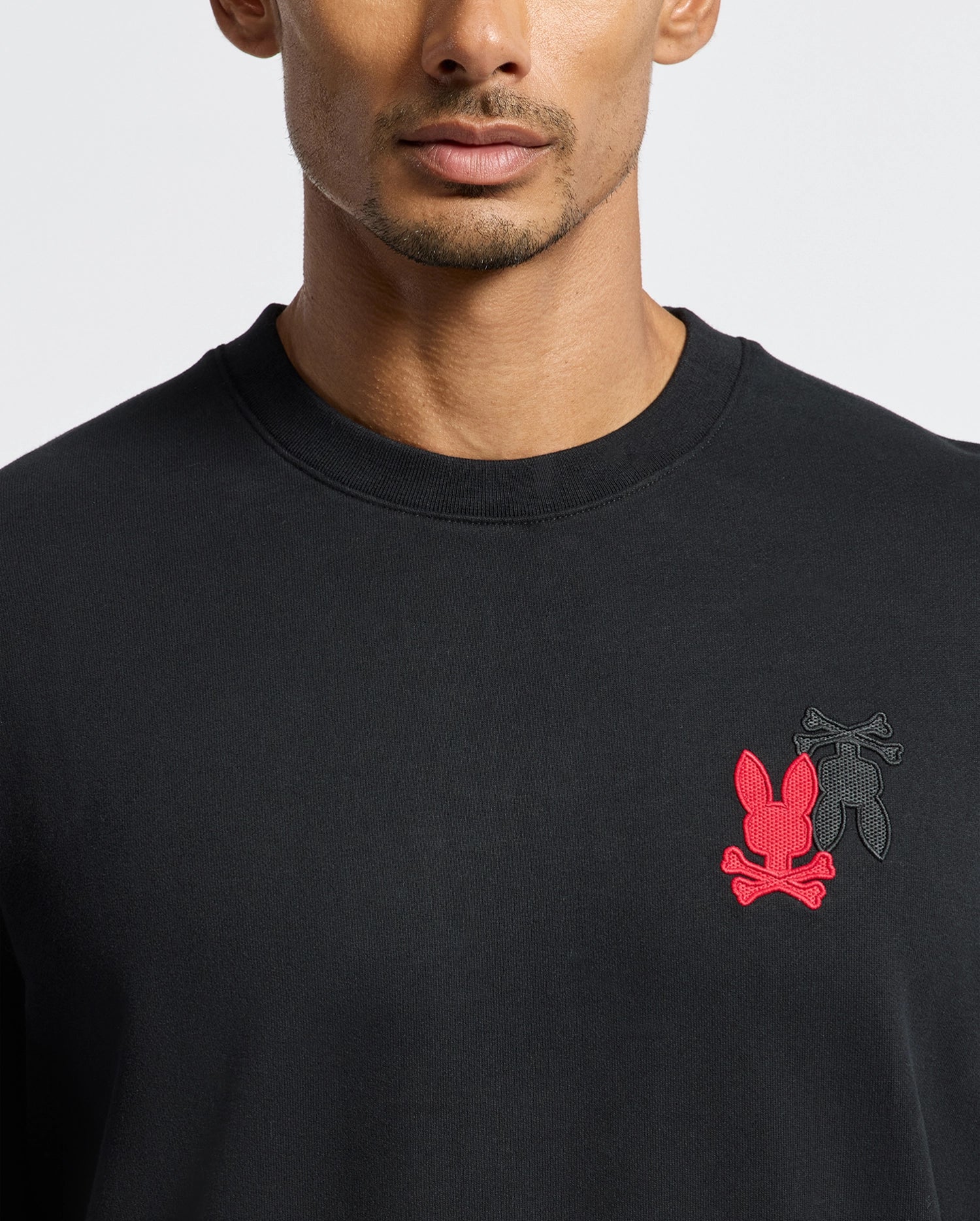 MENS PIERCE PEACHED TERRY CREW - B6S278E200