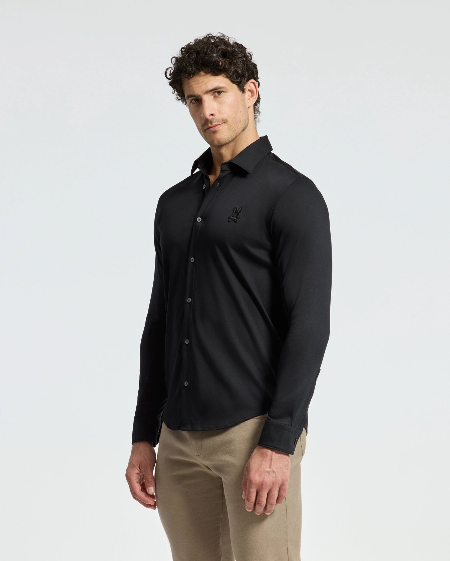 MENS INTERLOCK KNIT SHIRT - B6C188E200