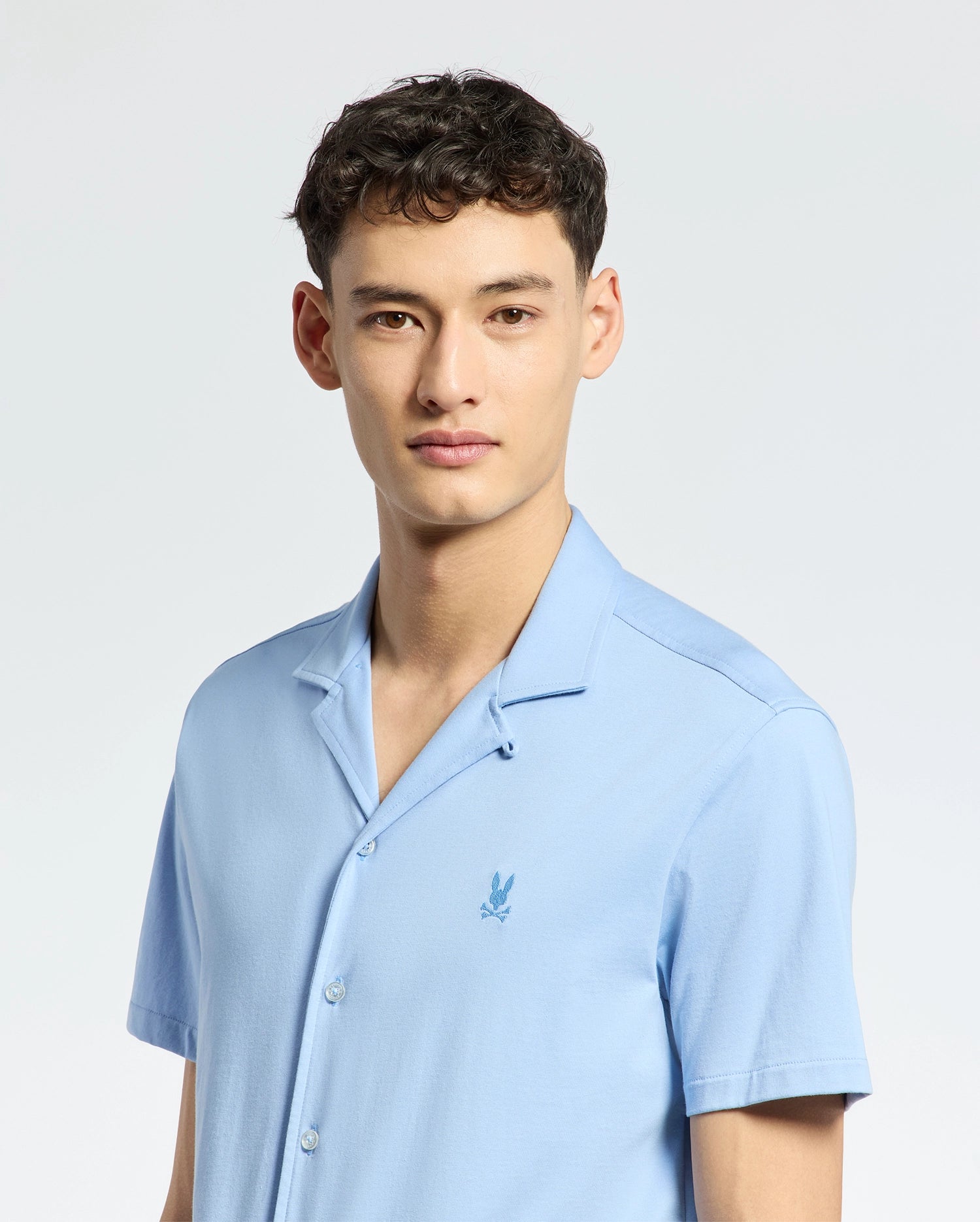 MENS BRYAN CAMP COLLAR SHORT SLEEVE SHIRT - B6Q581F200