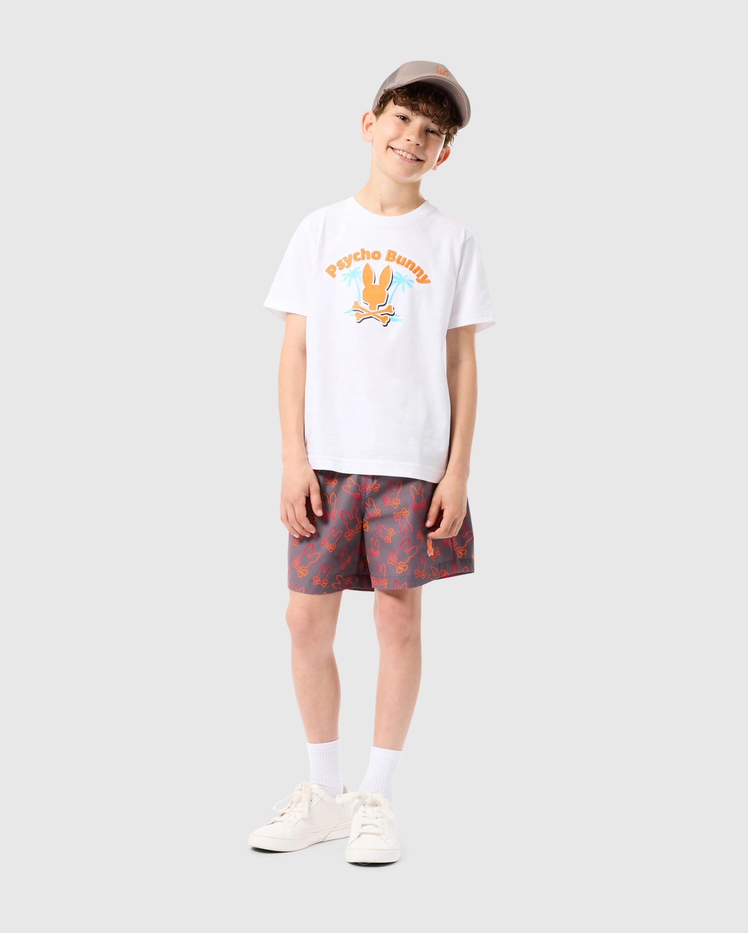 KIDS SHELDON ALL OVER PRINT SWIM TRUNK - B0W588C200