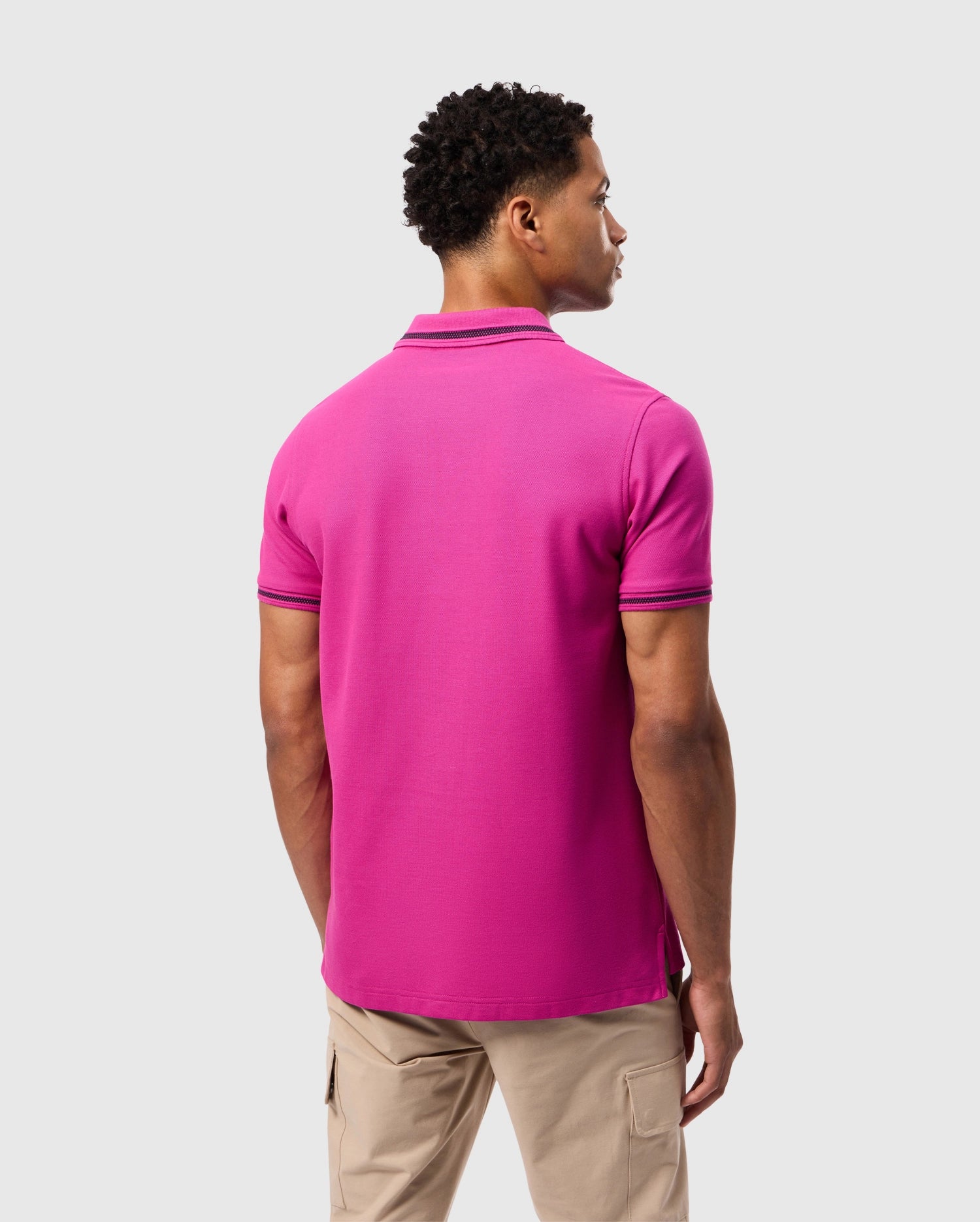 MENS RIVIERA PIQUE POLO SHIRT - B6K640C200