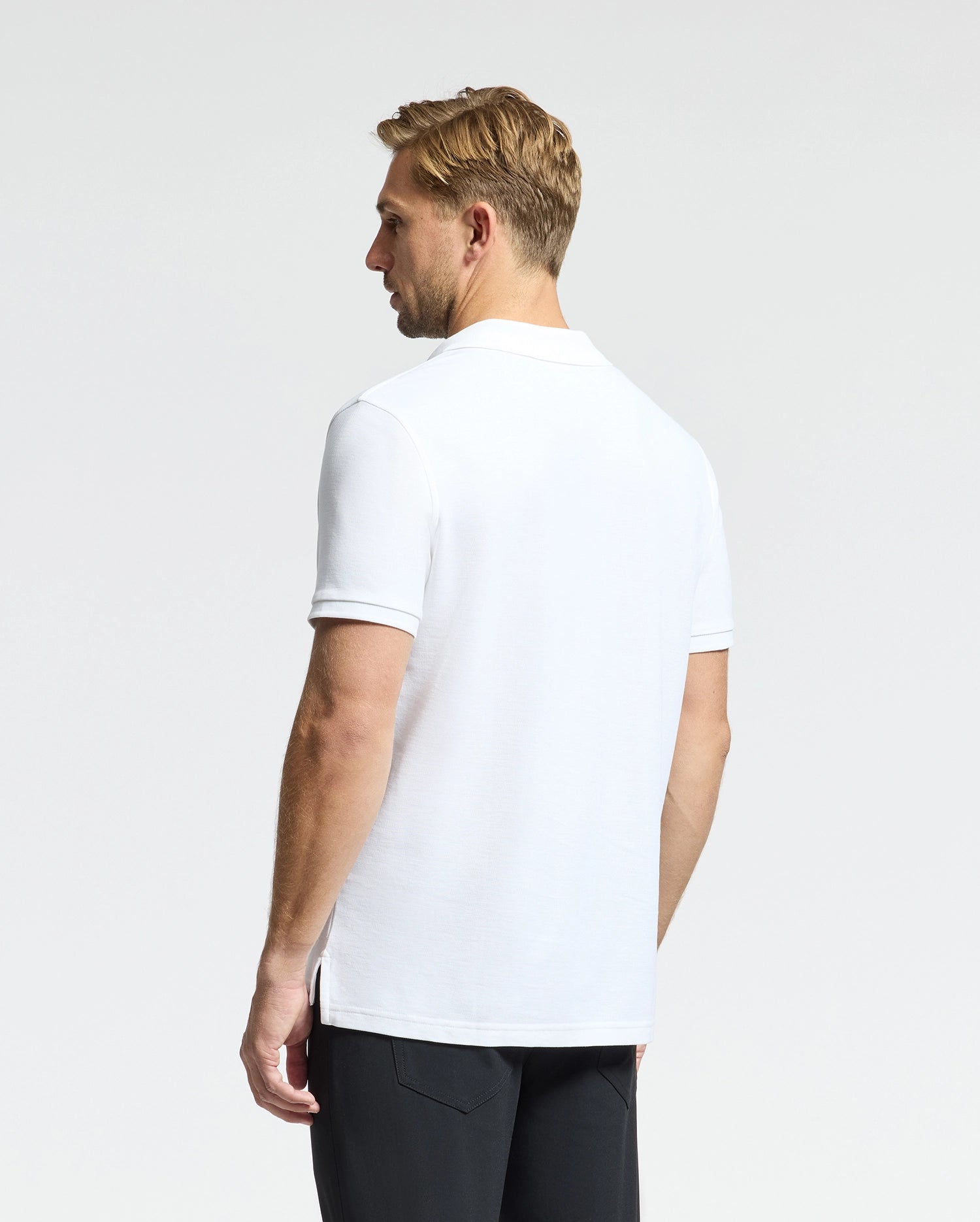 MENS CLASSIC PIQUE POLO SHIRT - B6K001ARPC