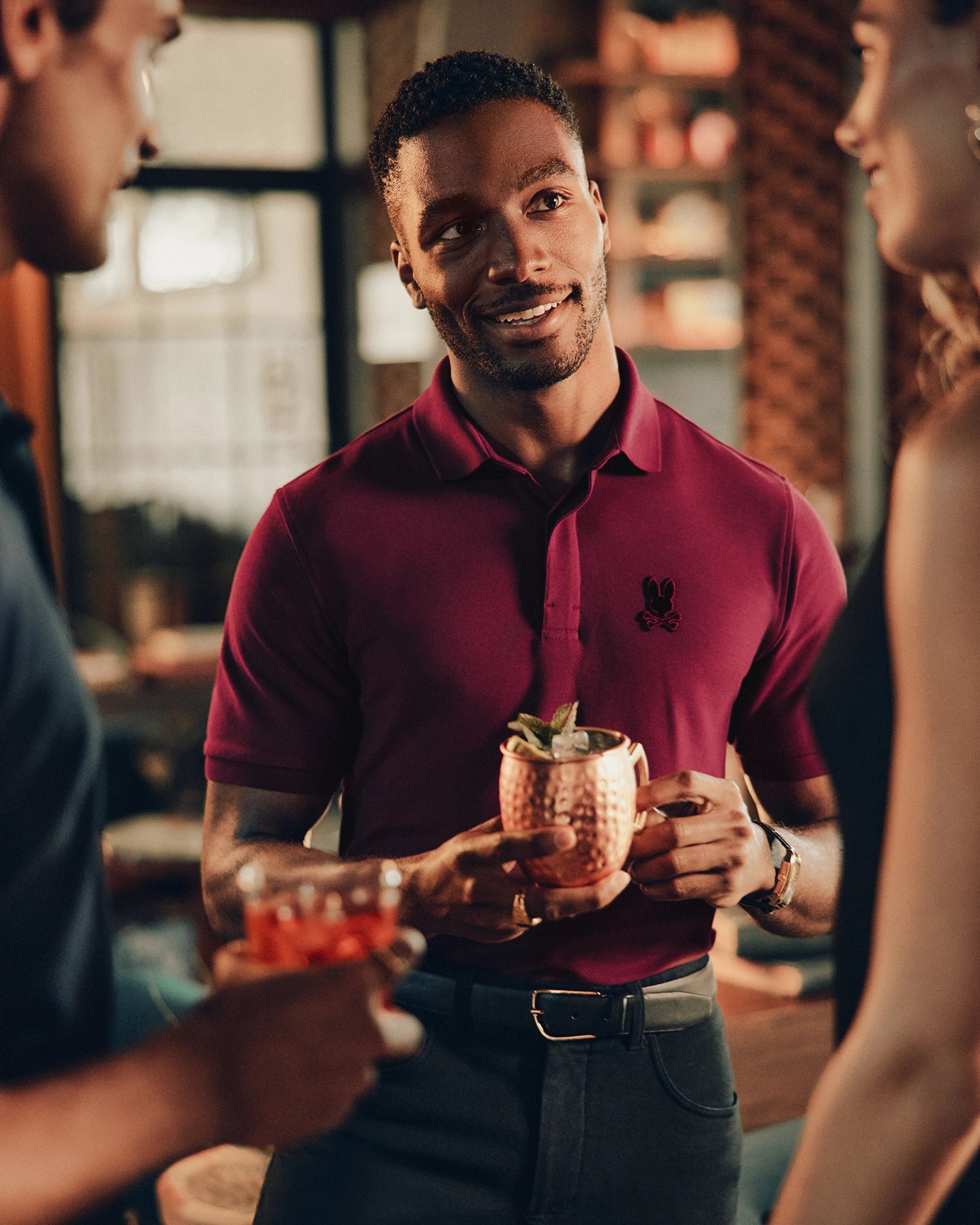 MENS BRANSON PIQUE POLO - B6K108E200