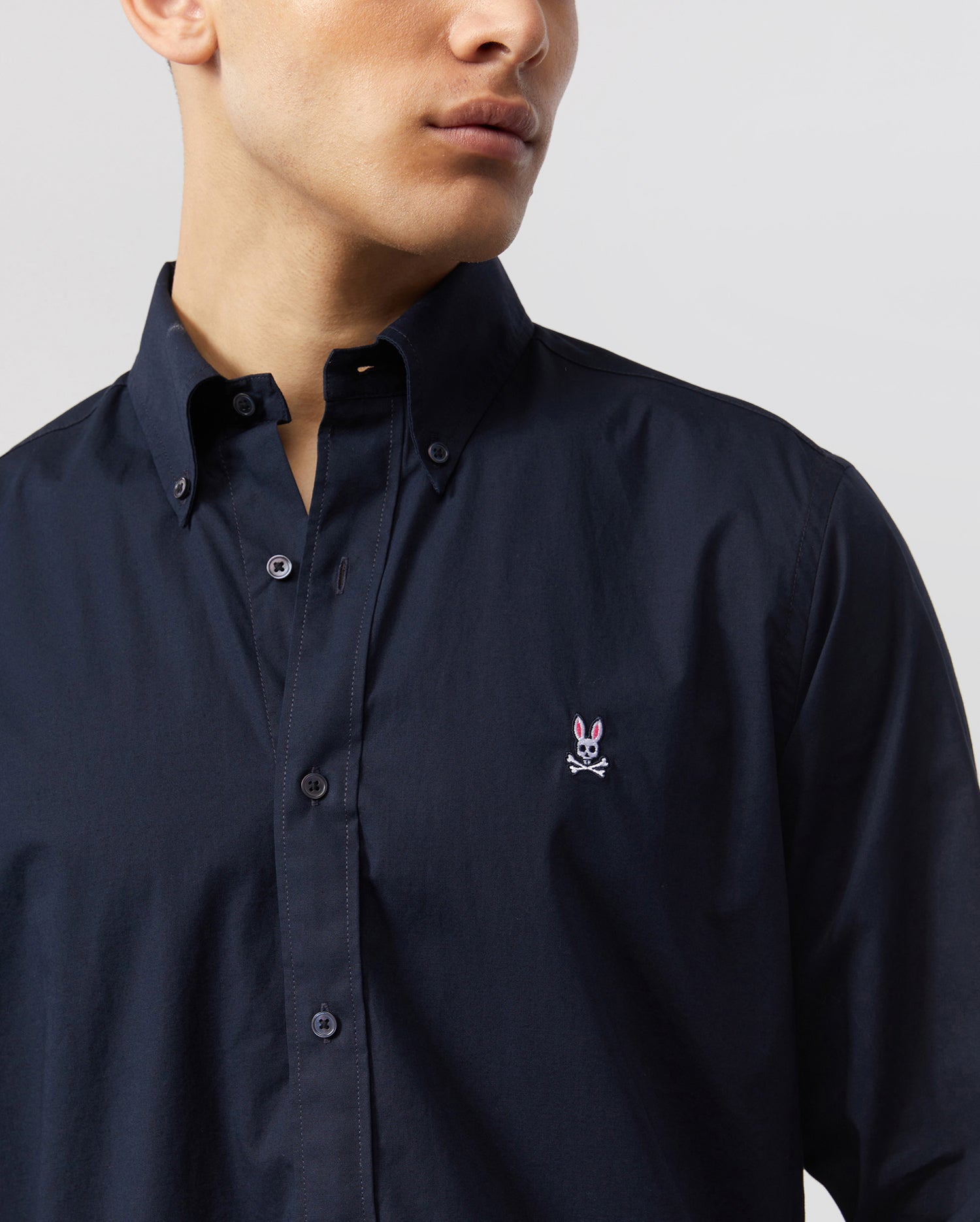 MENS CLASSIC POPLIN LONG SLEEVE SHIRT - B6C911S1PC