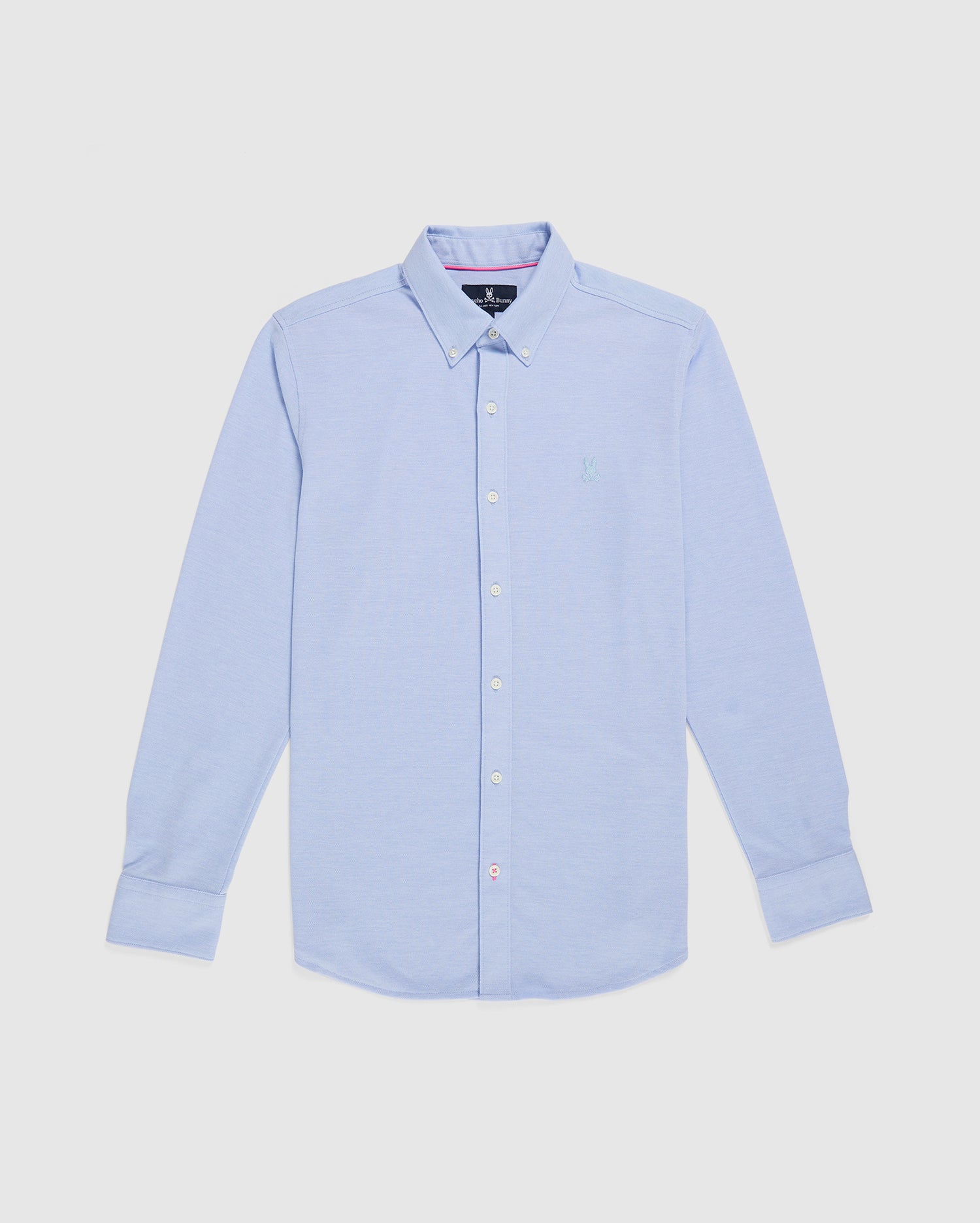 MENS ASTOR LONG SLEEVE COTTON PIQUE OXFORD SHIRT - B6C821U1PC