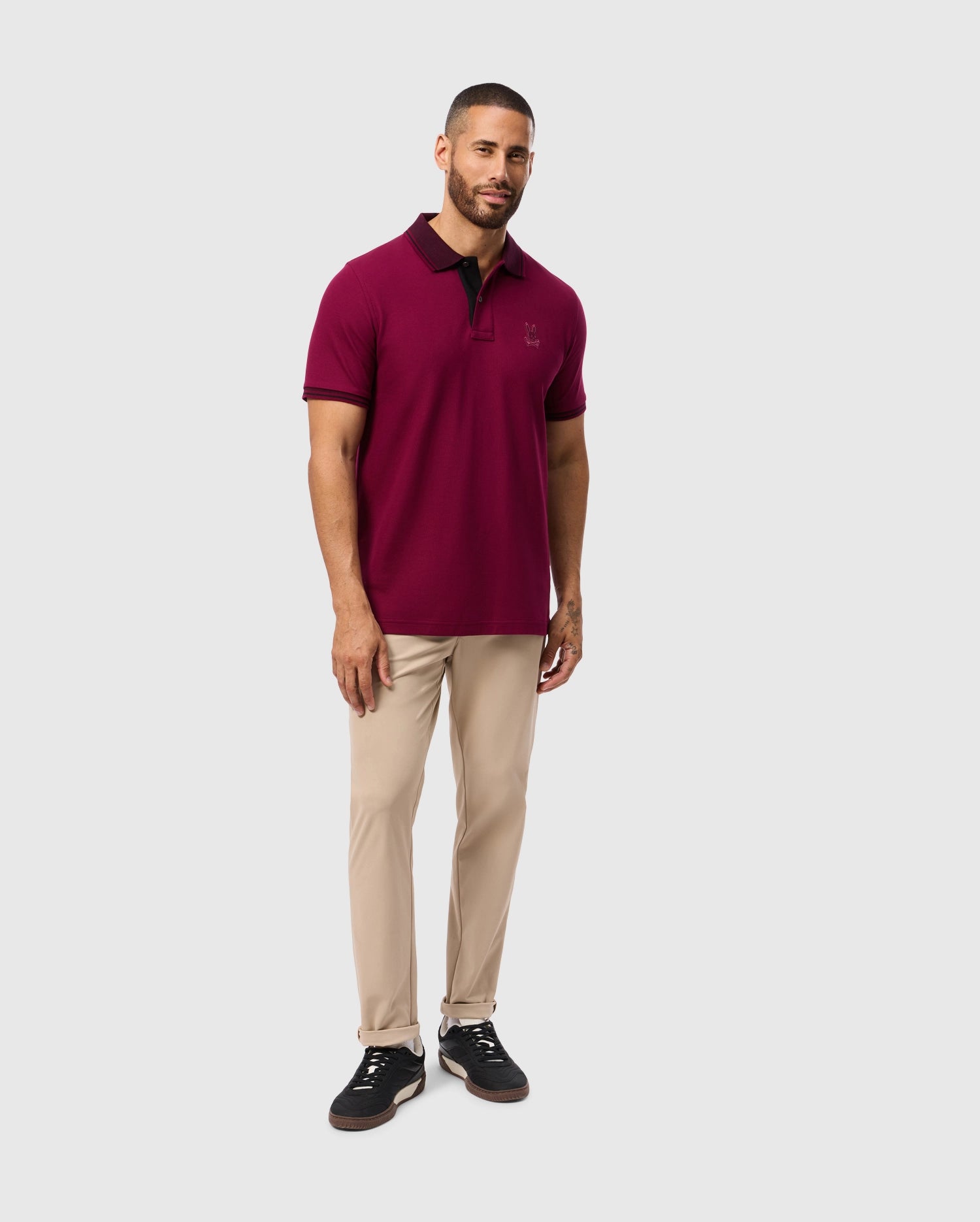 MENS MALTON PIQUE POLO SHIRT - B6K950D200