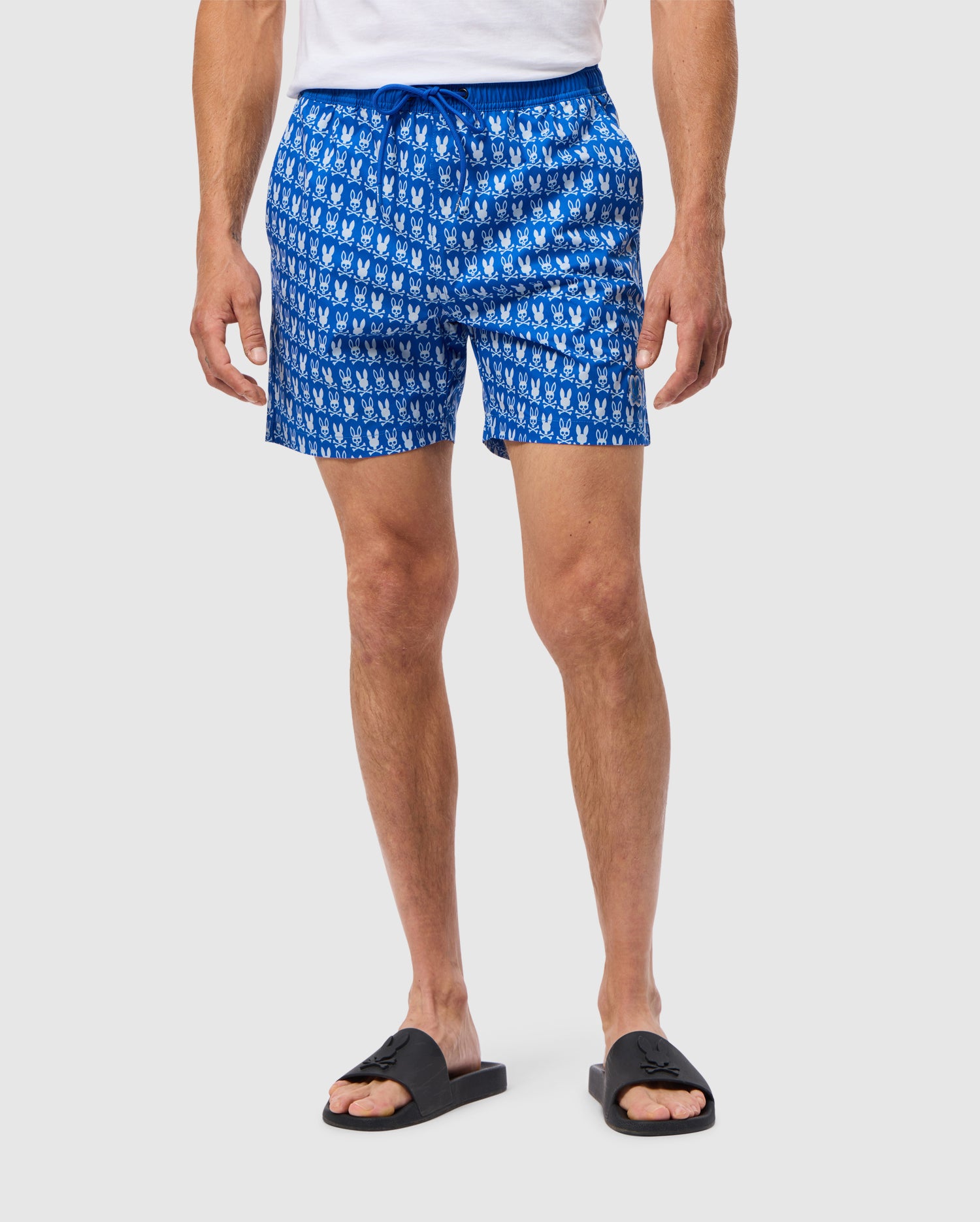MENS TILDEN ALL OVER BUNNY PRINT SWIM TRUNK - B6W729D200