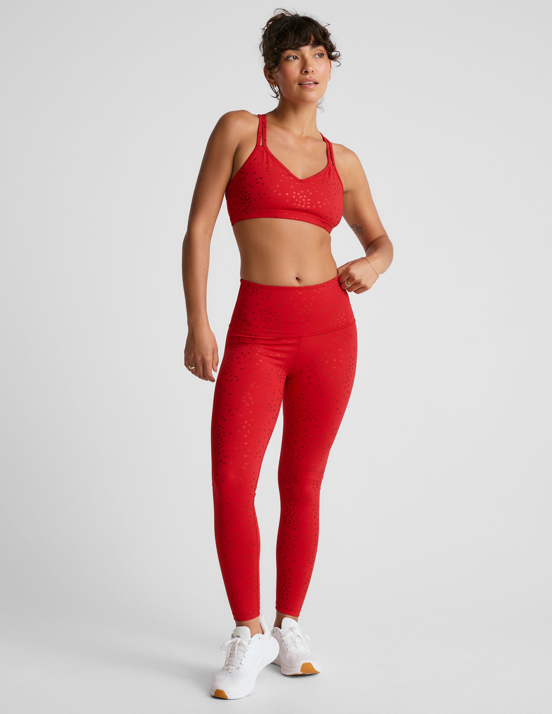 Hearts PowerShine High Waisted Midi Legging