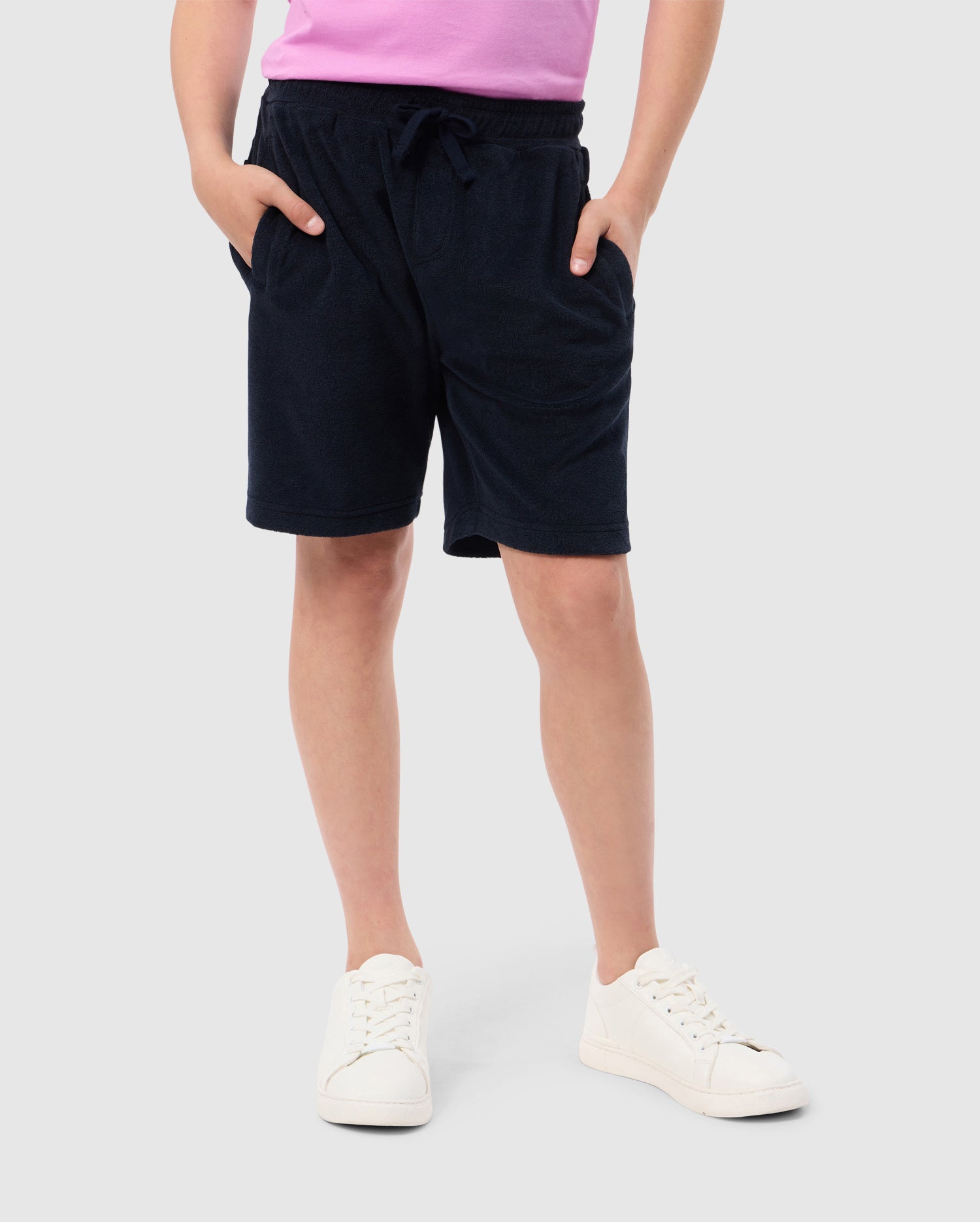 KIDS ALVIN TOWEL TERRY KNIT SWEATSHORT - B0R473C200