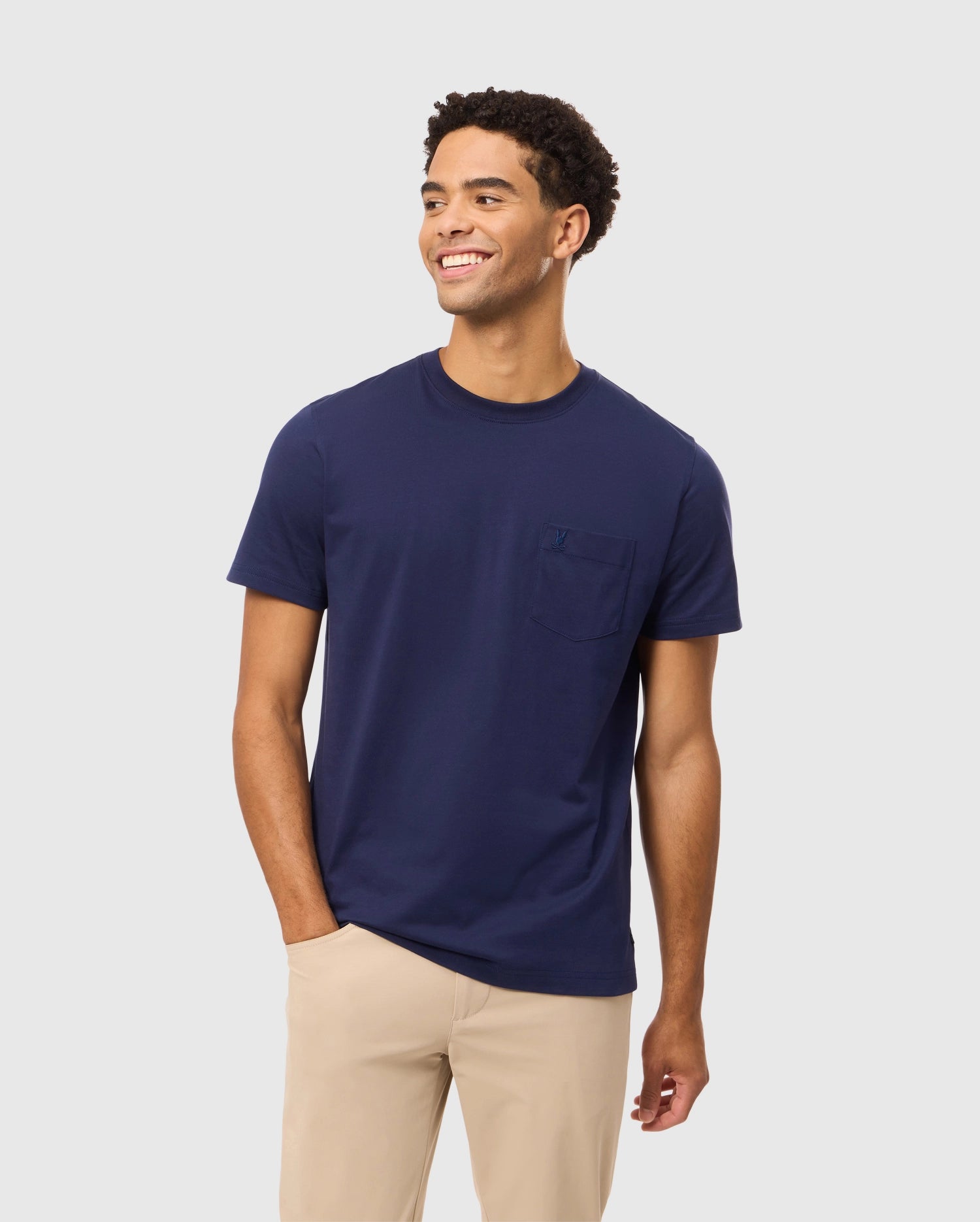 MENS BONNIE REGULAR FIT POCKET TEE - B6U011D200